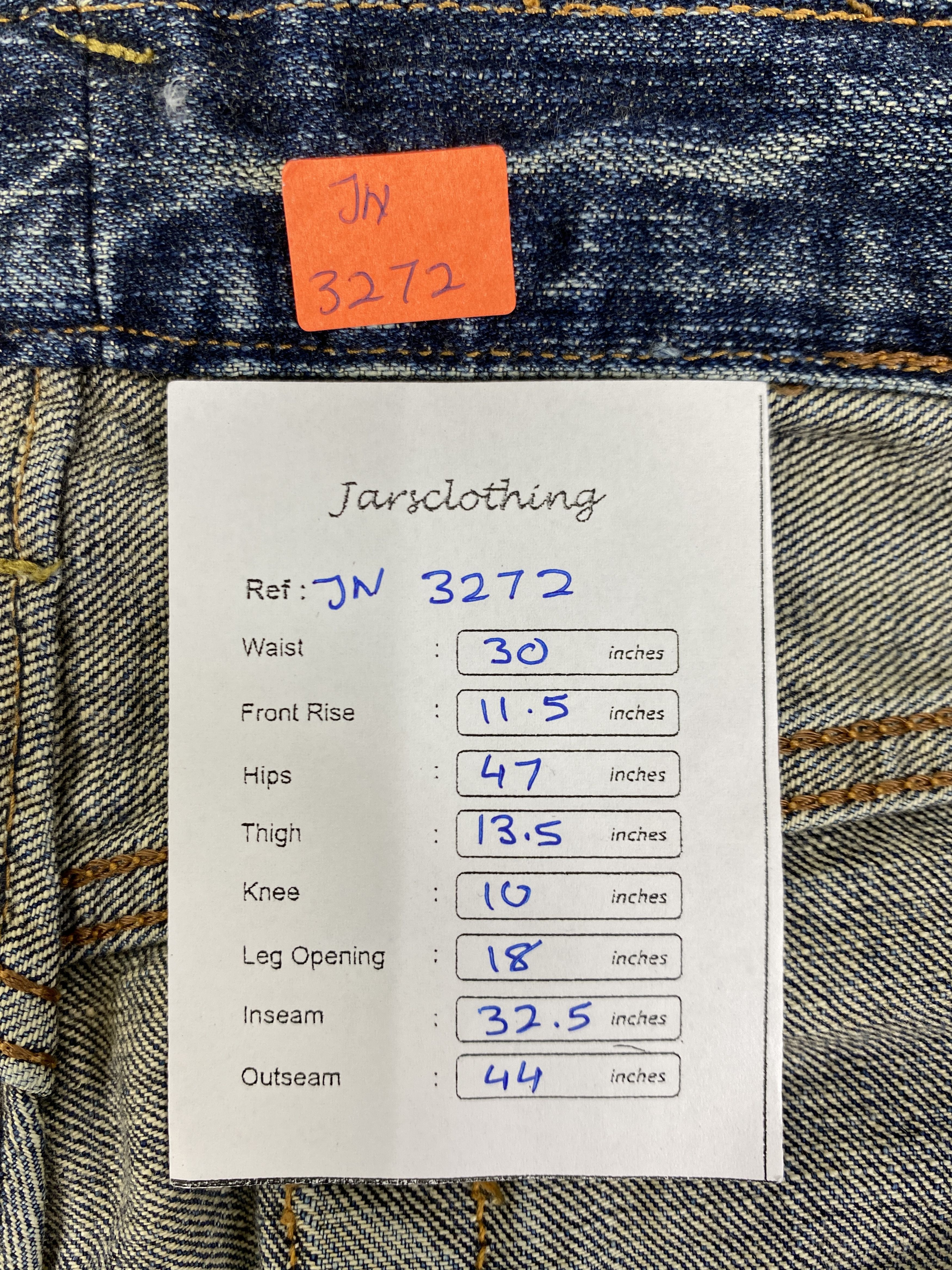 Edwin Vintage Edwin Selvedge Distressed Clawmark 30x32.5-JN3272 Size US 30 / EU 46 - 8 Thumbnail