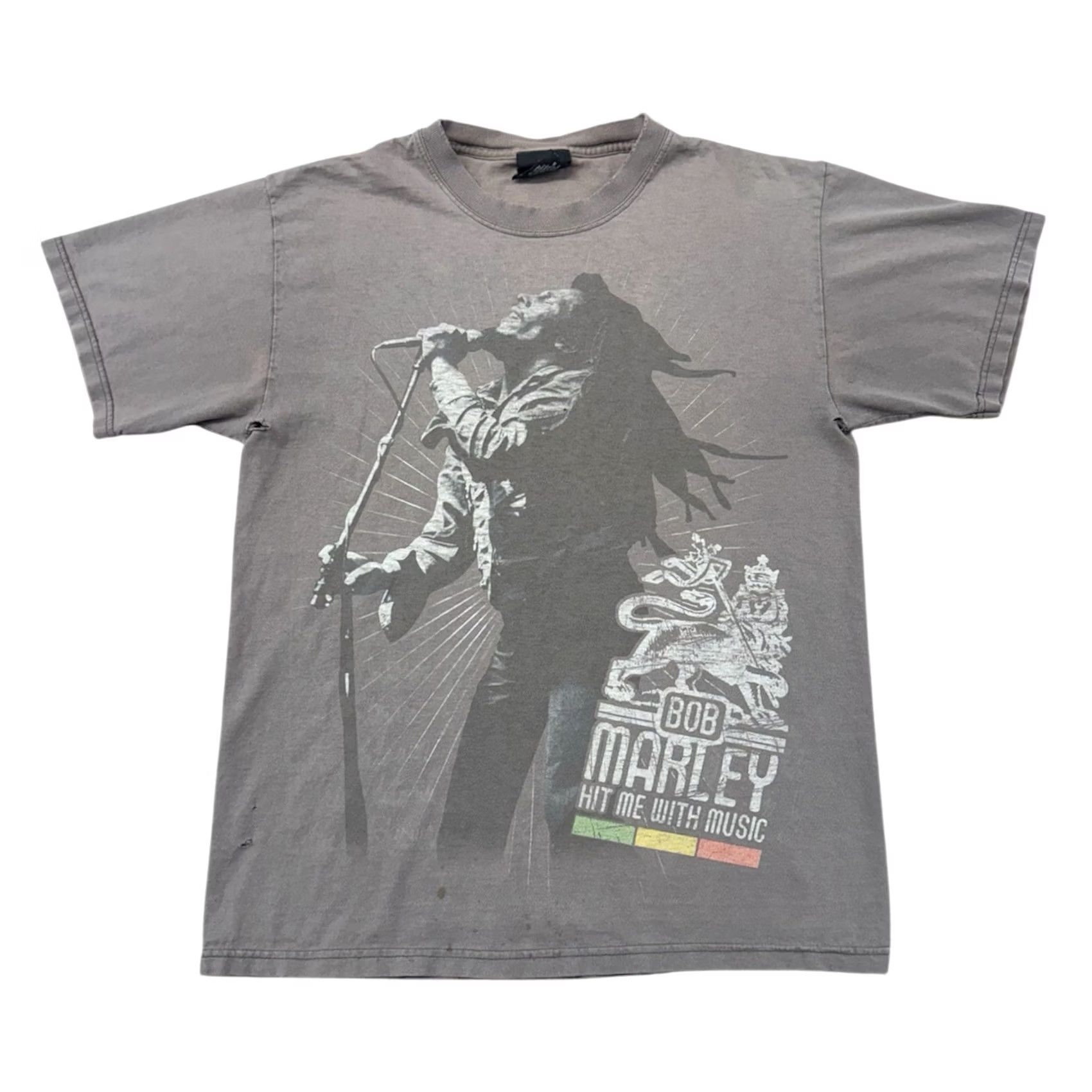 Vintage VINTAGE Zion Rootswear Bob Marley Music Faded Distressed T-Shirt Men’s Size M Gray Cotton Crew Neck Short Sleeve Graphic Print Size US M / EU 48-50 / 2 - 2 Thumbnail