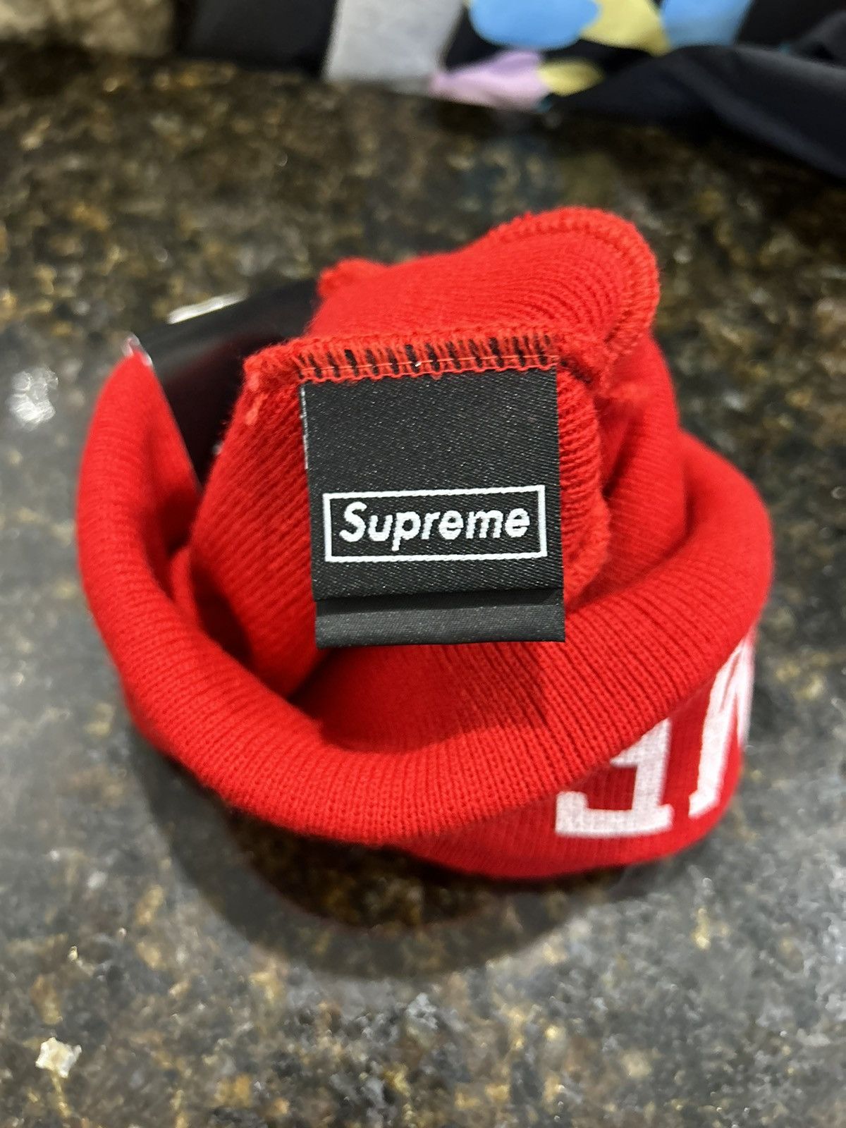 New Era × Supreme Supreme x new era varsity beanie Size ONE SIZE - 3 Thumbnail