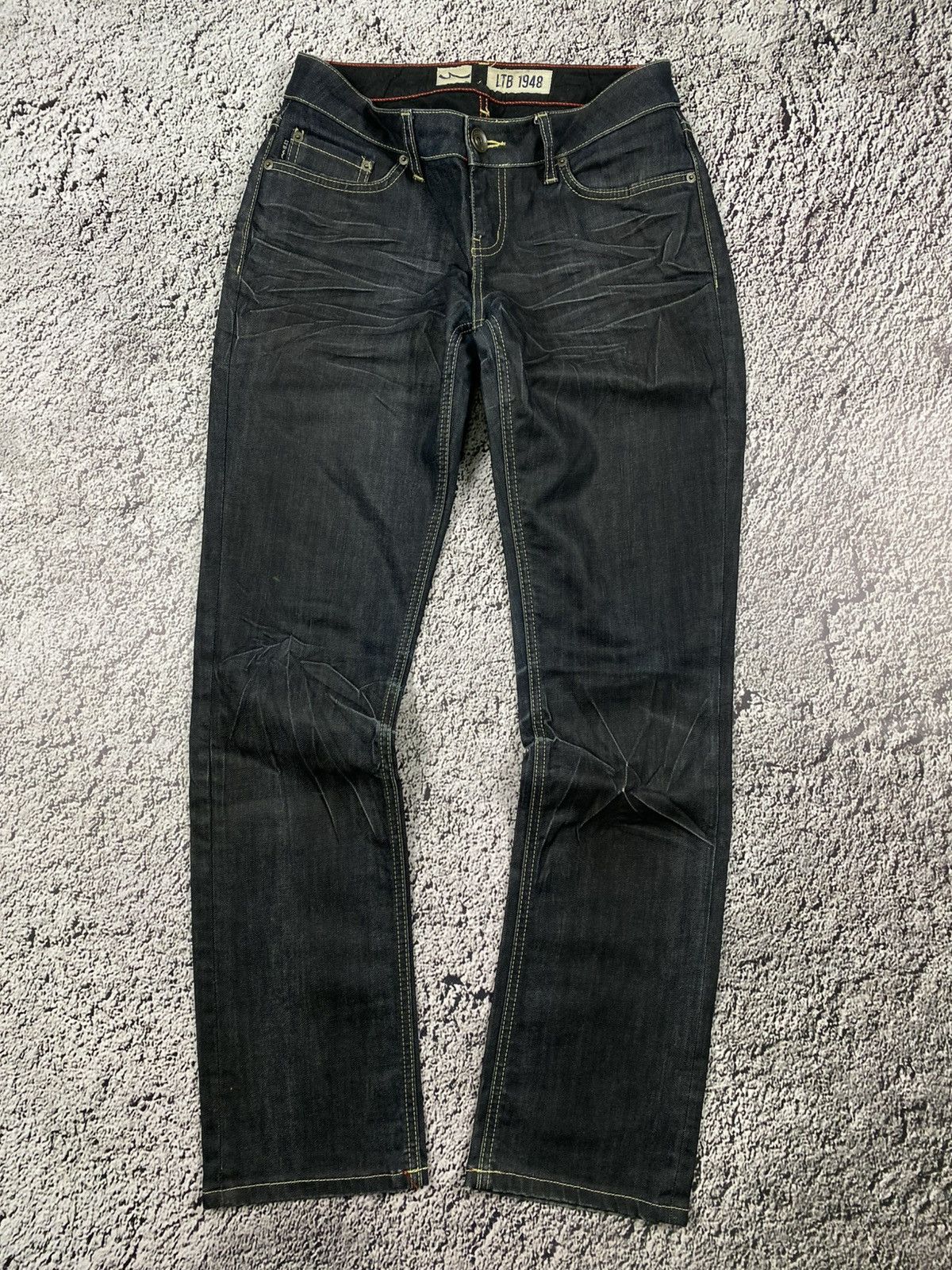 Vintage Vintage Y2K faded denim jeans Japanese size 29 Size US 29 - 3 Thumbnail