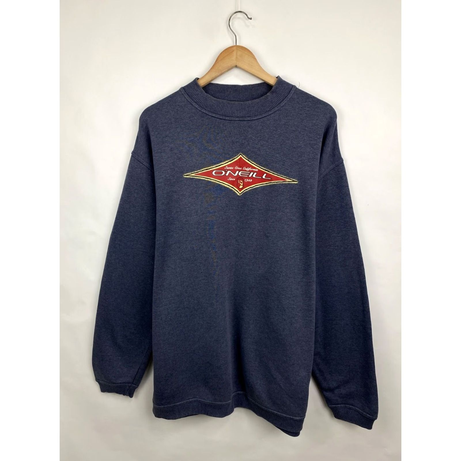 O'Neill VINTAGE O’Neill Santa Cruz Sweatshirt Logo Sweatshirt M/L Blue 90s Pullover Mens Hoodie OverSize Girls Boys Size US M / EU 48-50 / 2 - 7 Thumbnail