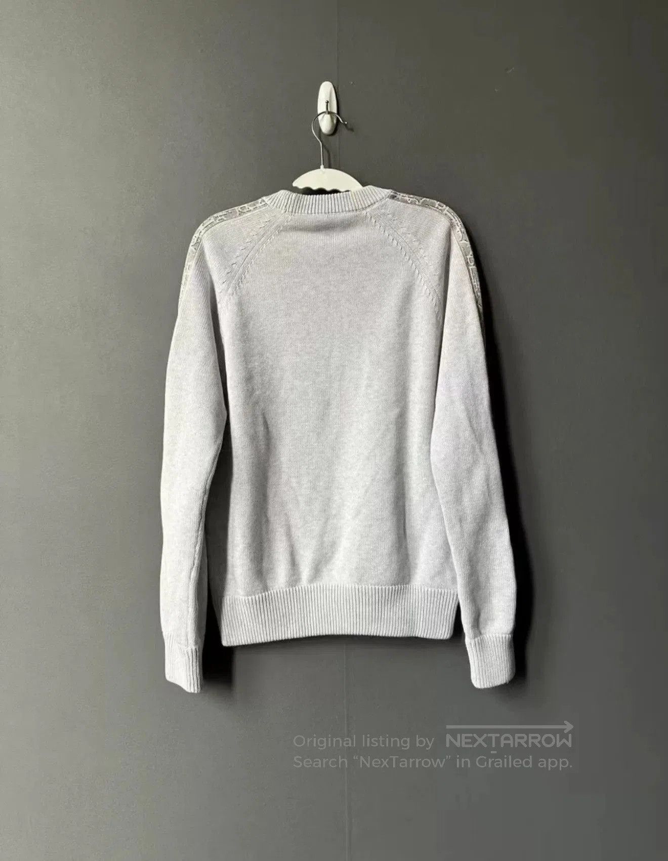 Dior Dior Light Gray Side Monogram Sweater. Size XS / US 0-2 / IT 36-38 - 2 Thumbnail