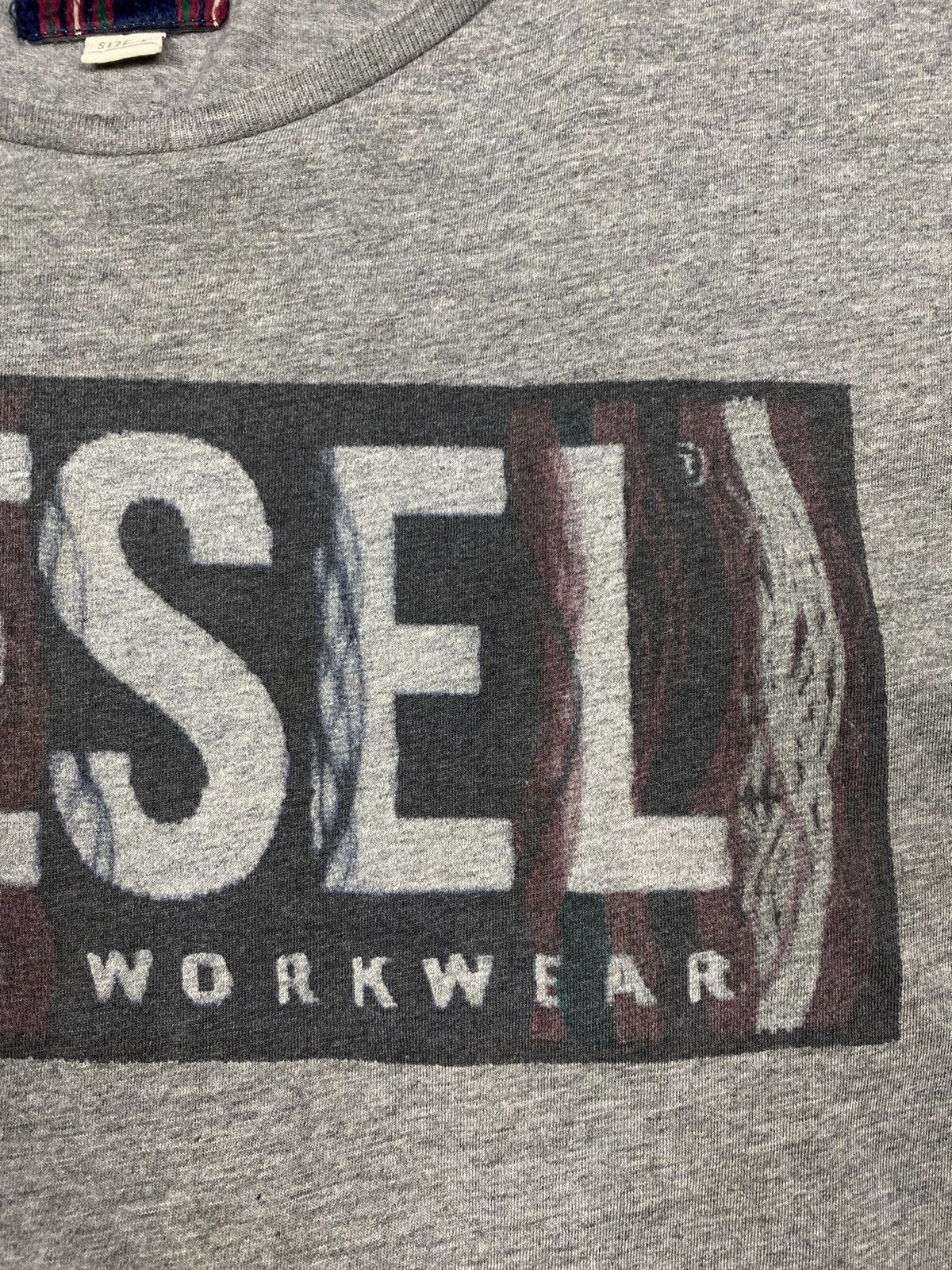 Diesel Vintage Diesel Love and Workwear Big Logo Punk T Shirt Size US L / EU 52-54 / 3 - 7 Thumbnail