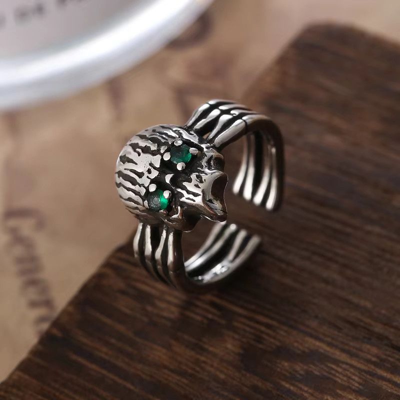 Jewelry Arrival Vintage Skull Ring Size ONE SIZE - 2 Thumbnail