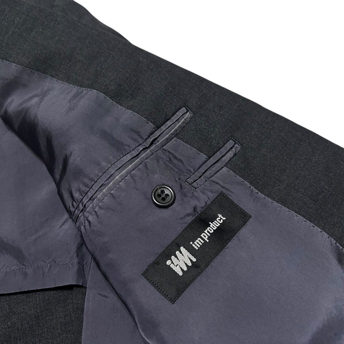 Issey Miyake 522 80s ISSEY MIYAKE vintage suit set up archive gray wool Size 42R - 5 Thumbnail