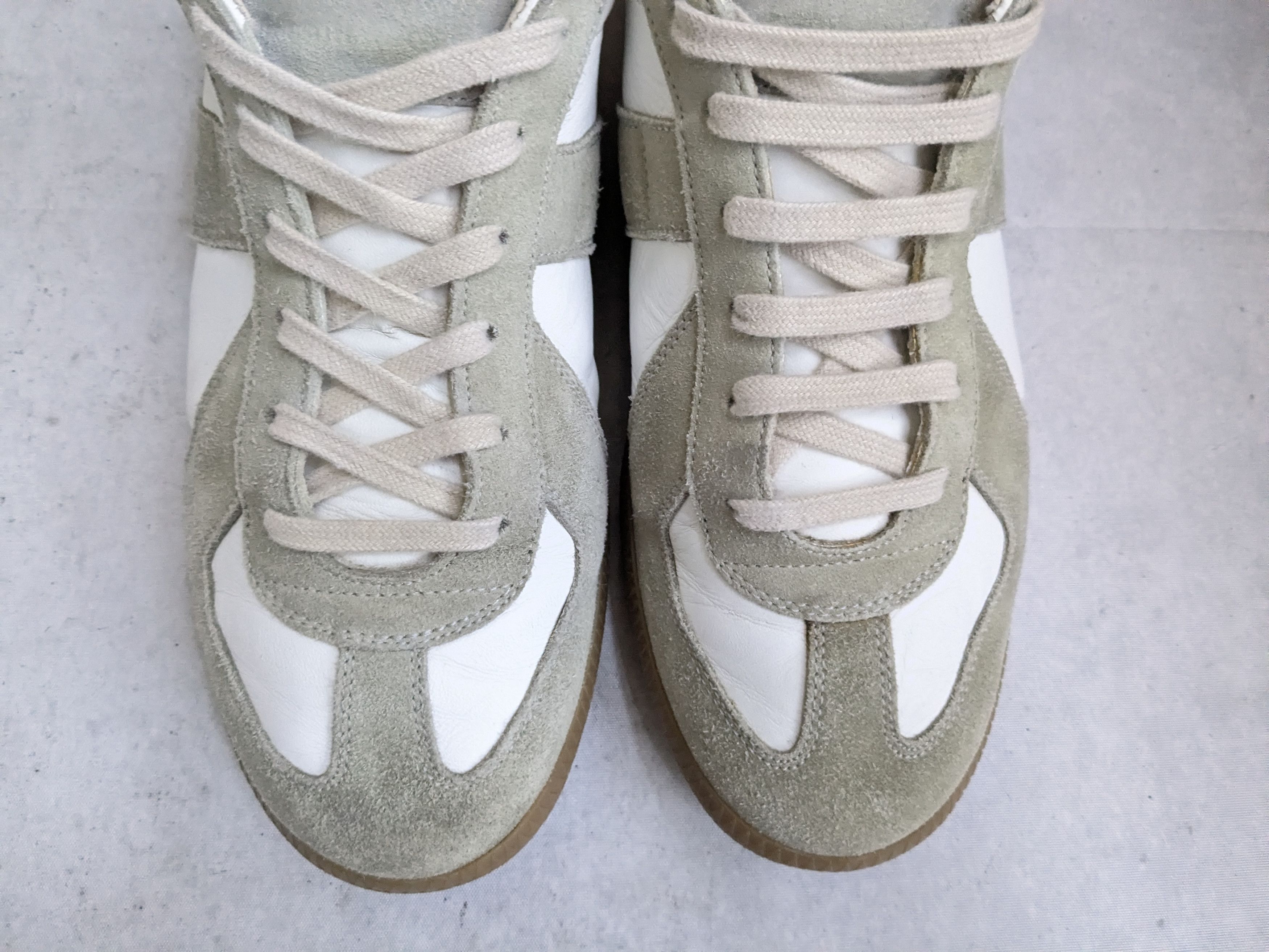 Maison Margiela Maison Margiela Replica GAT White Gray 9 42 Gum Low Tops Size US 9 / EU 42 - 2 Thumbnail