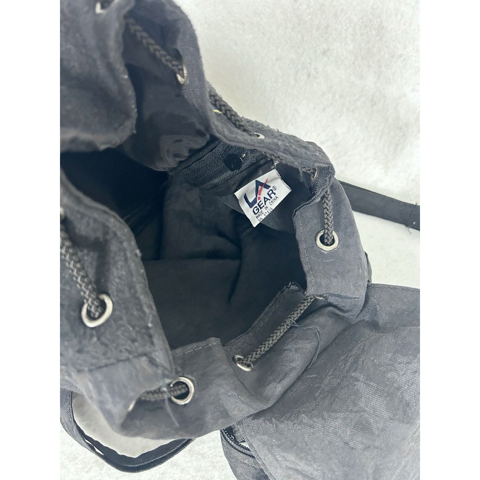 La Gear Vintage 1990s LA Gear Artic Explorer Mini Black Backpack Size ONE SIZE - 4 Thumbnail