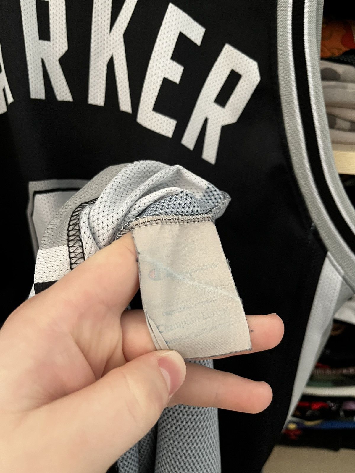 Champion Tony Parker #9 San Antonio Spurs NBA Basketball Jersey Size US M / EU 48-50 / 2 - 9 Thumbnail