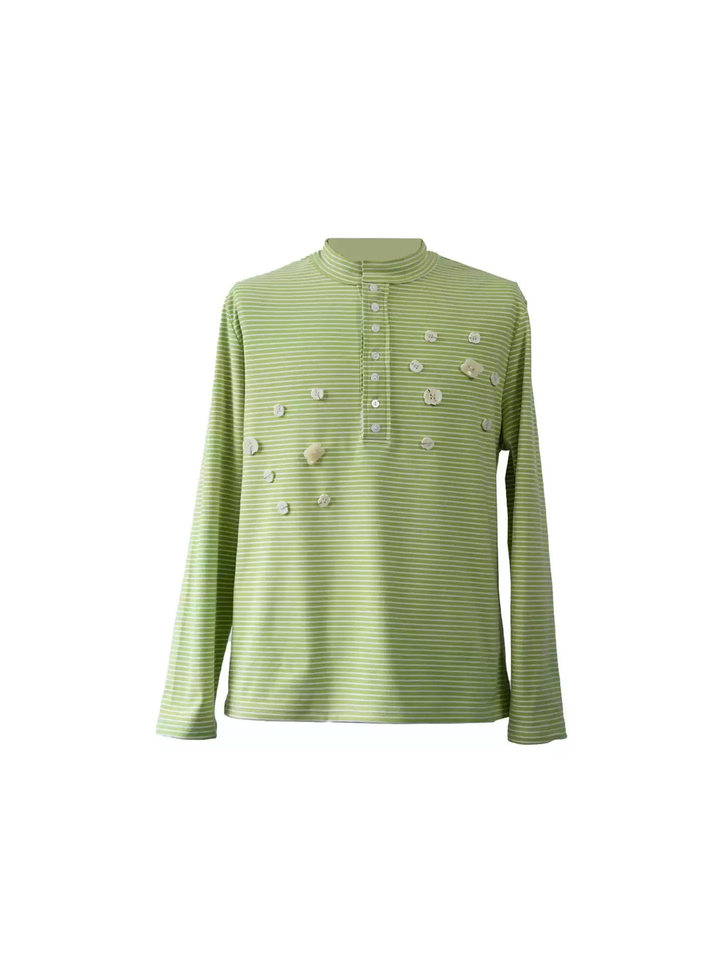 Other Men’s Green striped button-down shirt Size US M / EU 48-50 / 2 - 5 Thumbnail