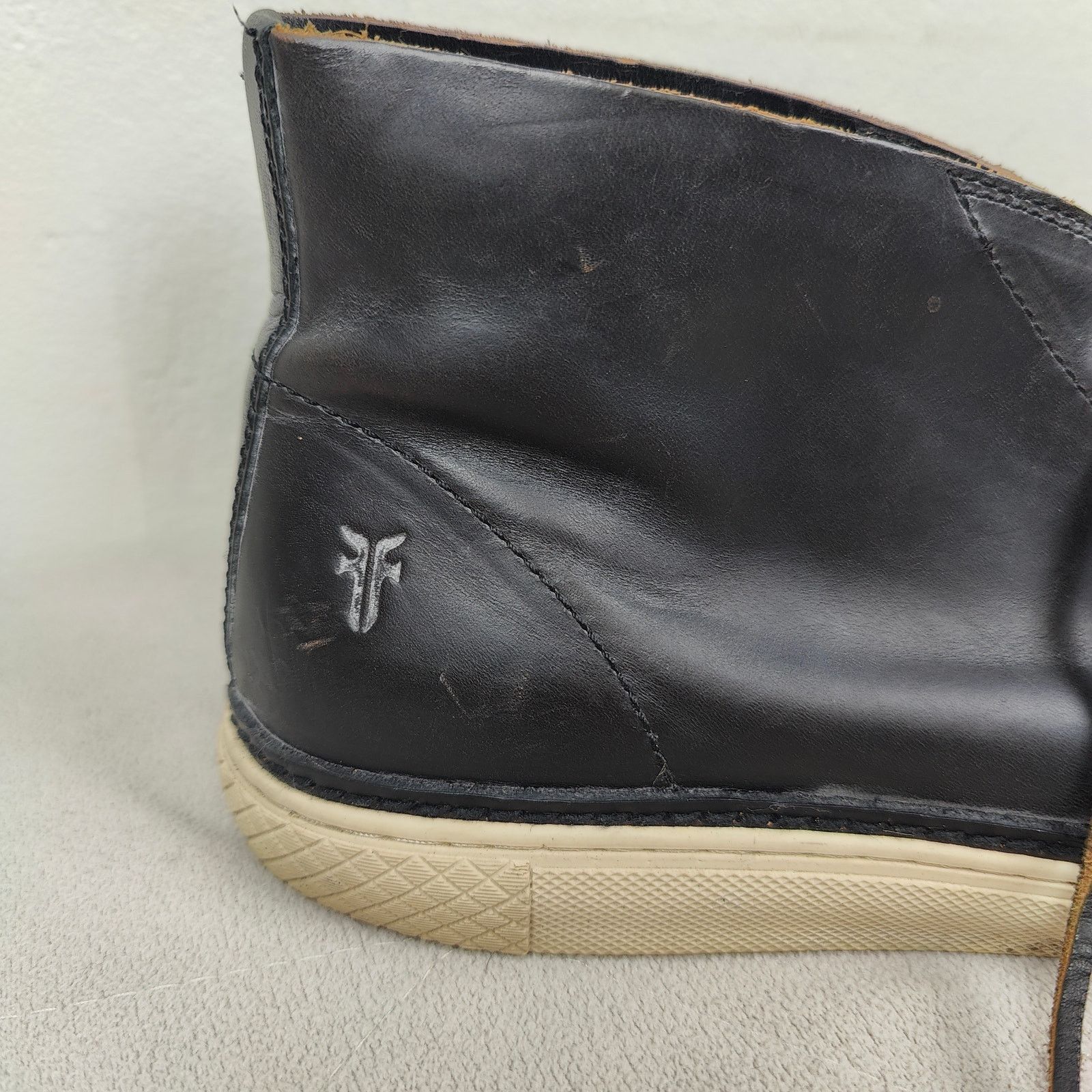 Other Frye Essex Chukka Boots Men 11 Black Leather Lace Up Western Size US 11 / EU 44 - 2 Thumbnail