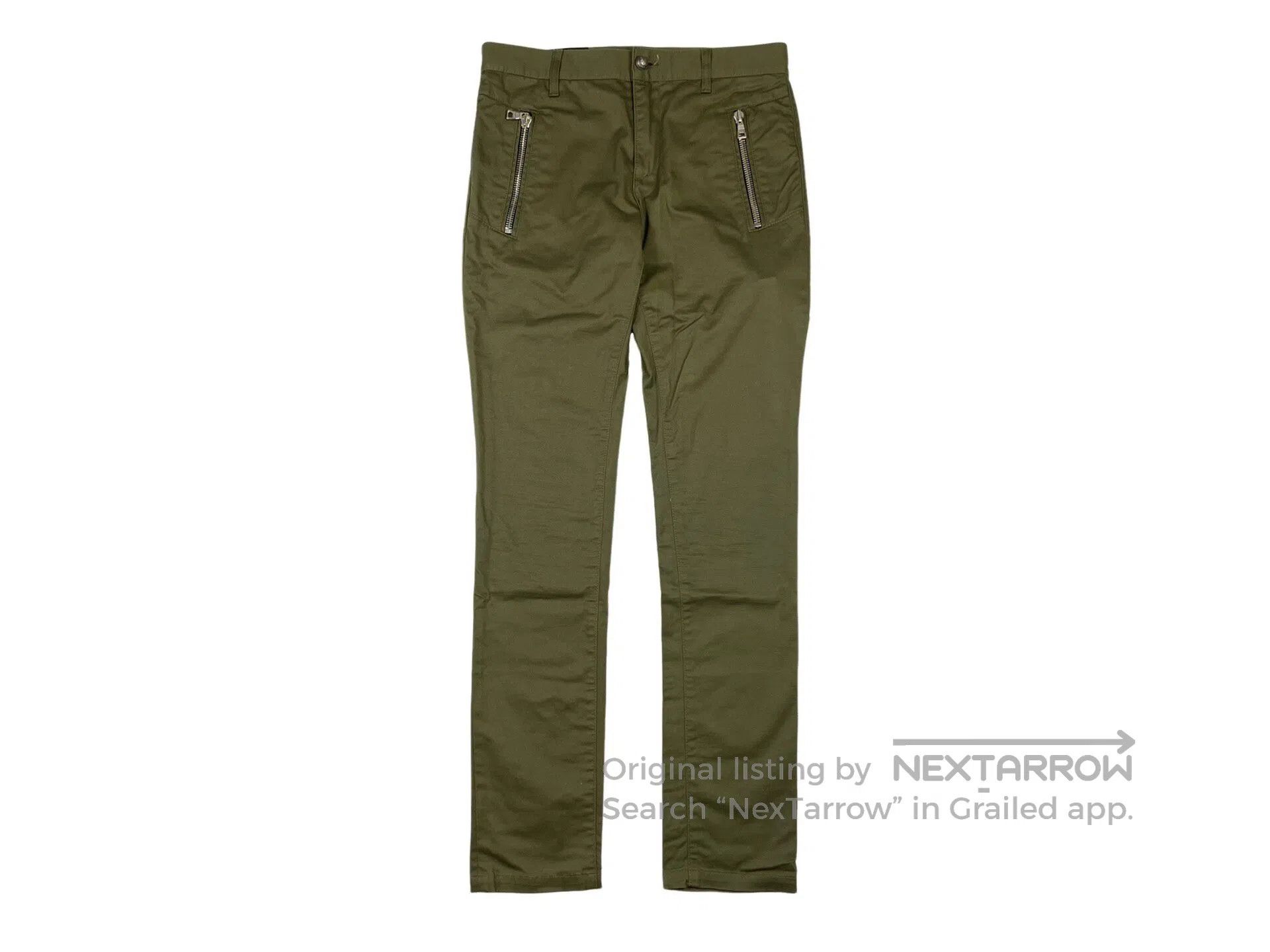 Balmain BALMAIN Military Green Fleece Casual Pants Size US 30 / EU 46 - 1 Thumbnail
