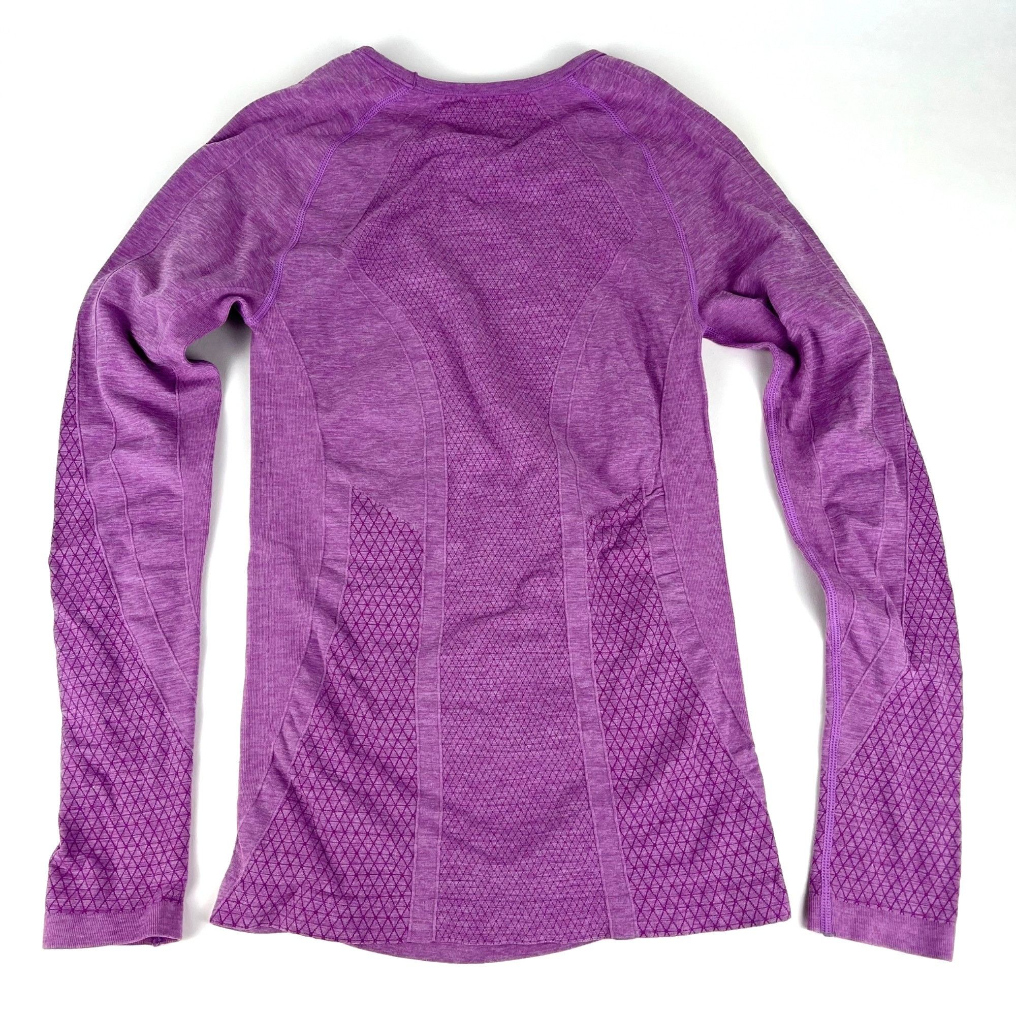 Kyodan Kyodan Long-Sleeve Crew-Neck Athletic Top Sz. XS Purple Acti Size XS / US 0-2 / IT 36-38 - 3 Thumbnail