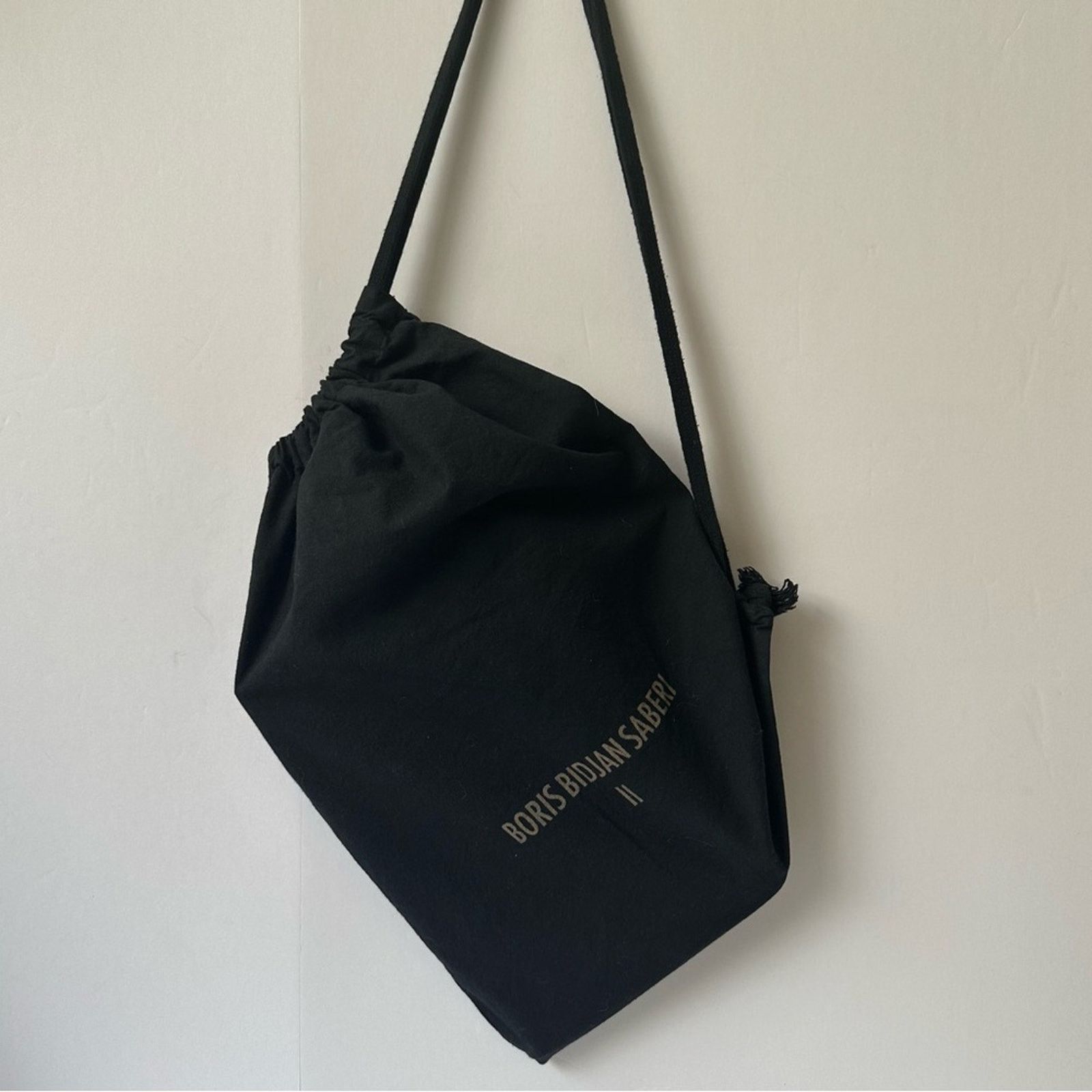 11 By Boris Bidjan Saberi Zip-Around Large Wallet Pouch Black Grained Leather Bag Size ONE SIZE - 15 Thumbnail