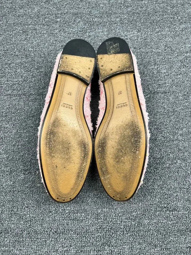 Gucci Gucci Pink Woven Loafers. Size US 6.5 / EU 39-40 - 5 Thumbnail