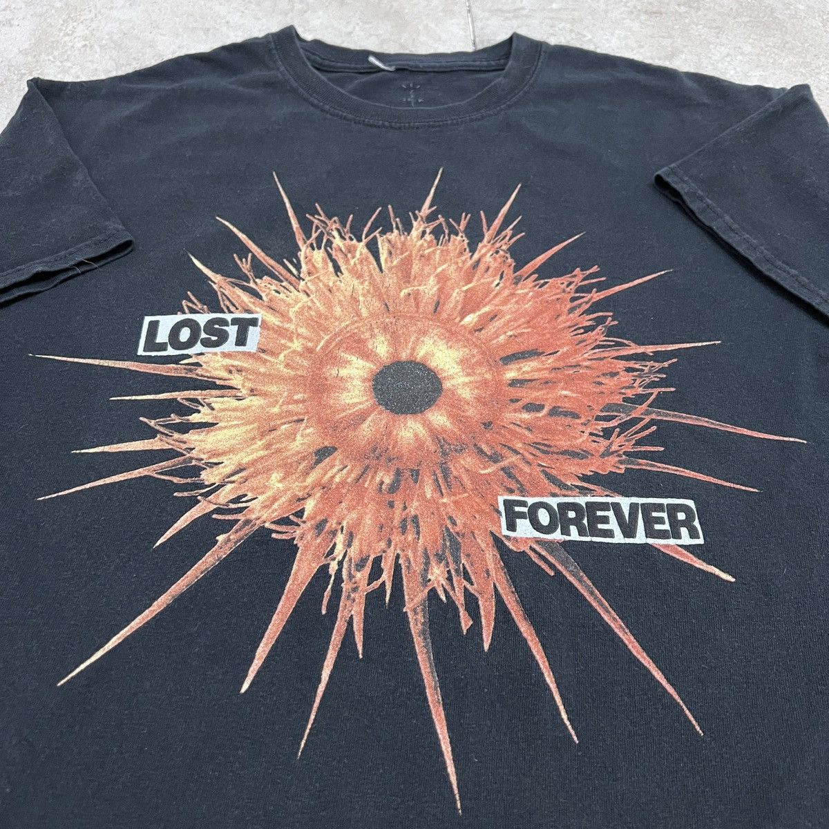Travis Scott Merch Rolling Loud Hiphop Rap Promo Tee Faded