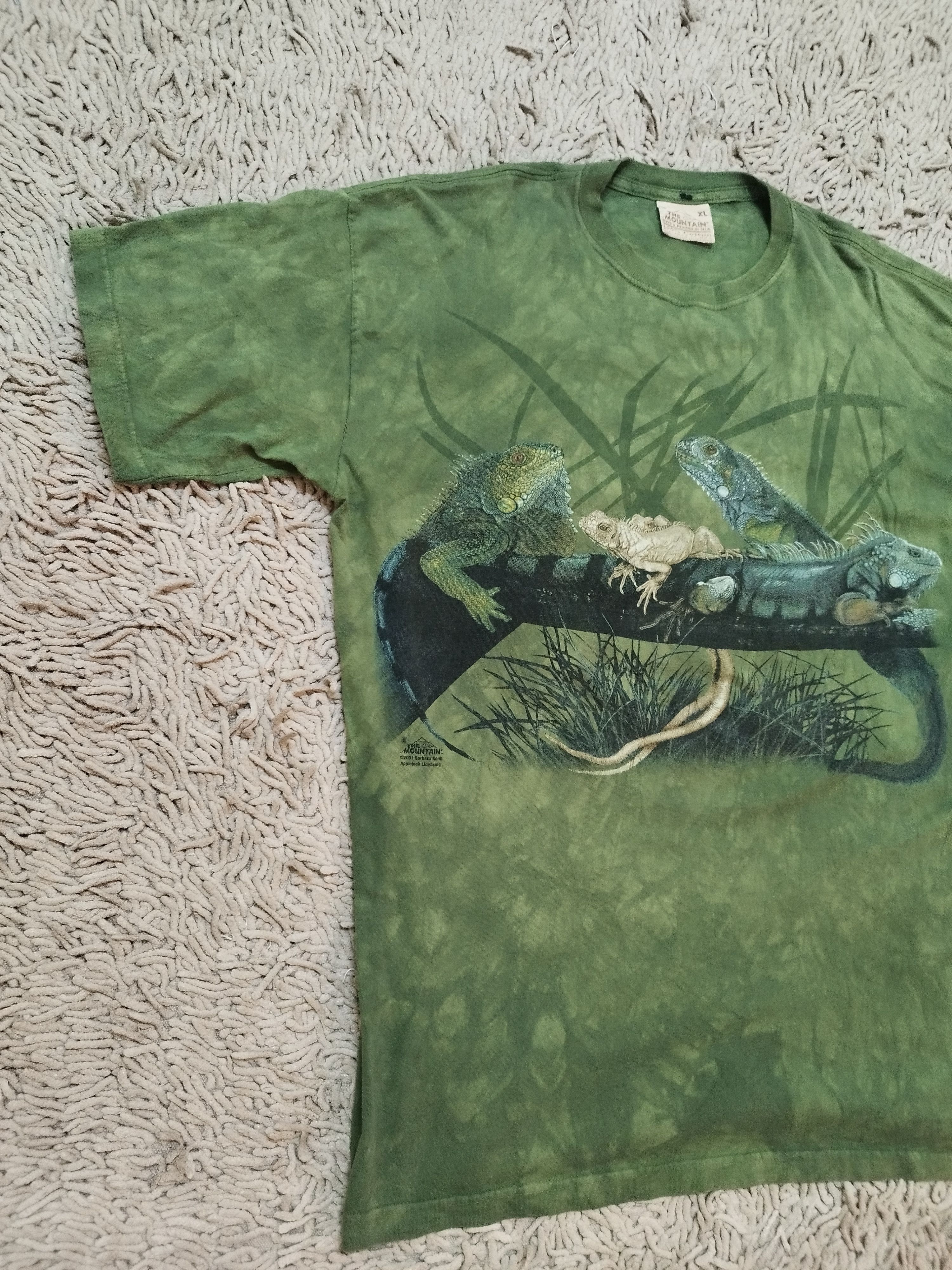 The Mountain The Mountain Camaleon Men's Green T-shirt Size US XL / EU 56 / 4 - 2 Thumbnail