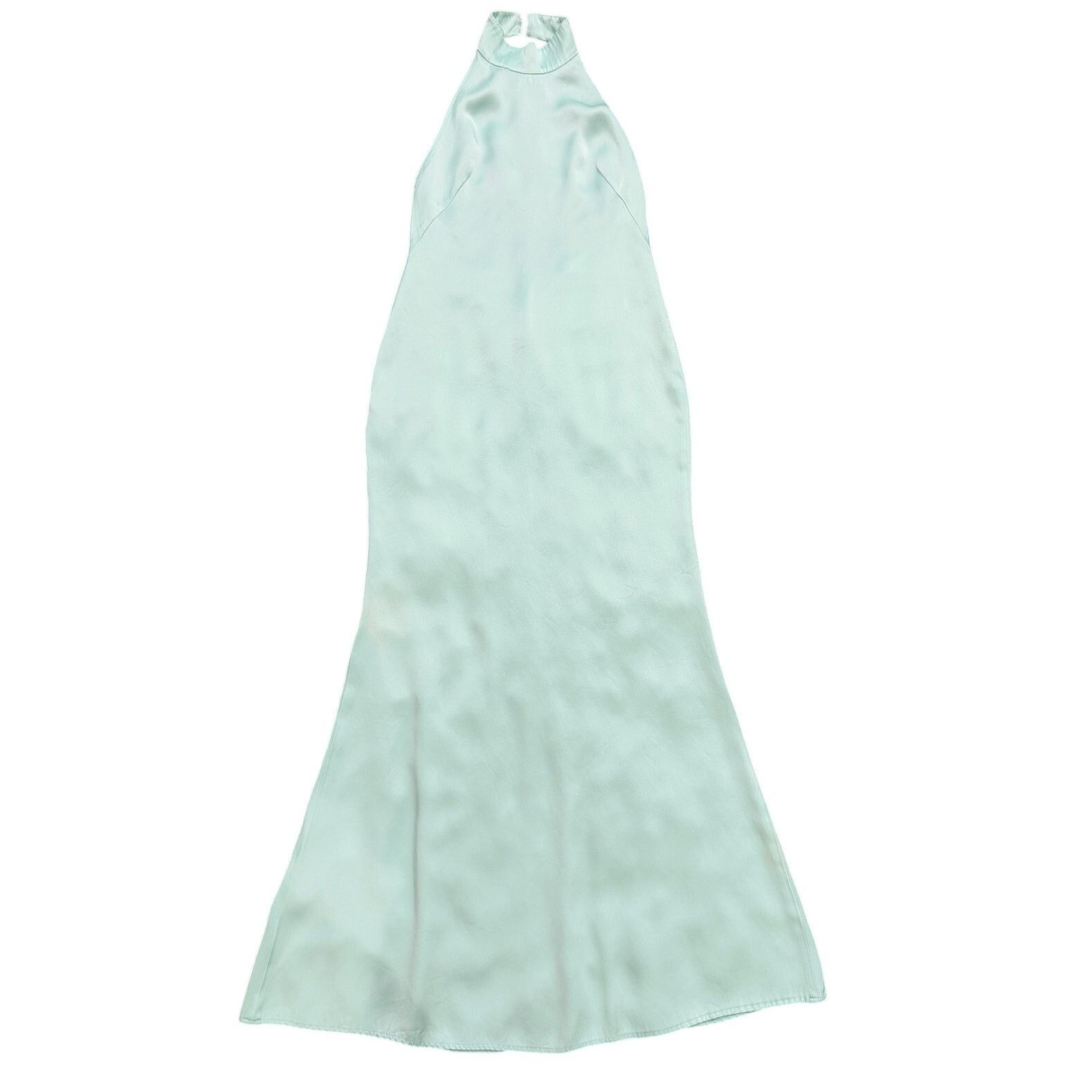Lapointe Lapointe Satin Halter Gown in Mint, Size US 8 Size M / US 6-8 / IT 42-44 - 4 Thumbnail