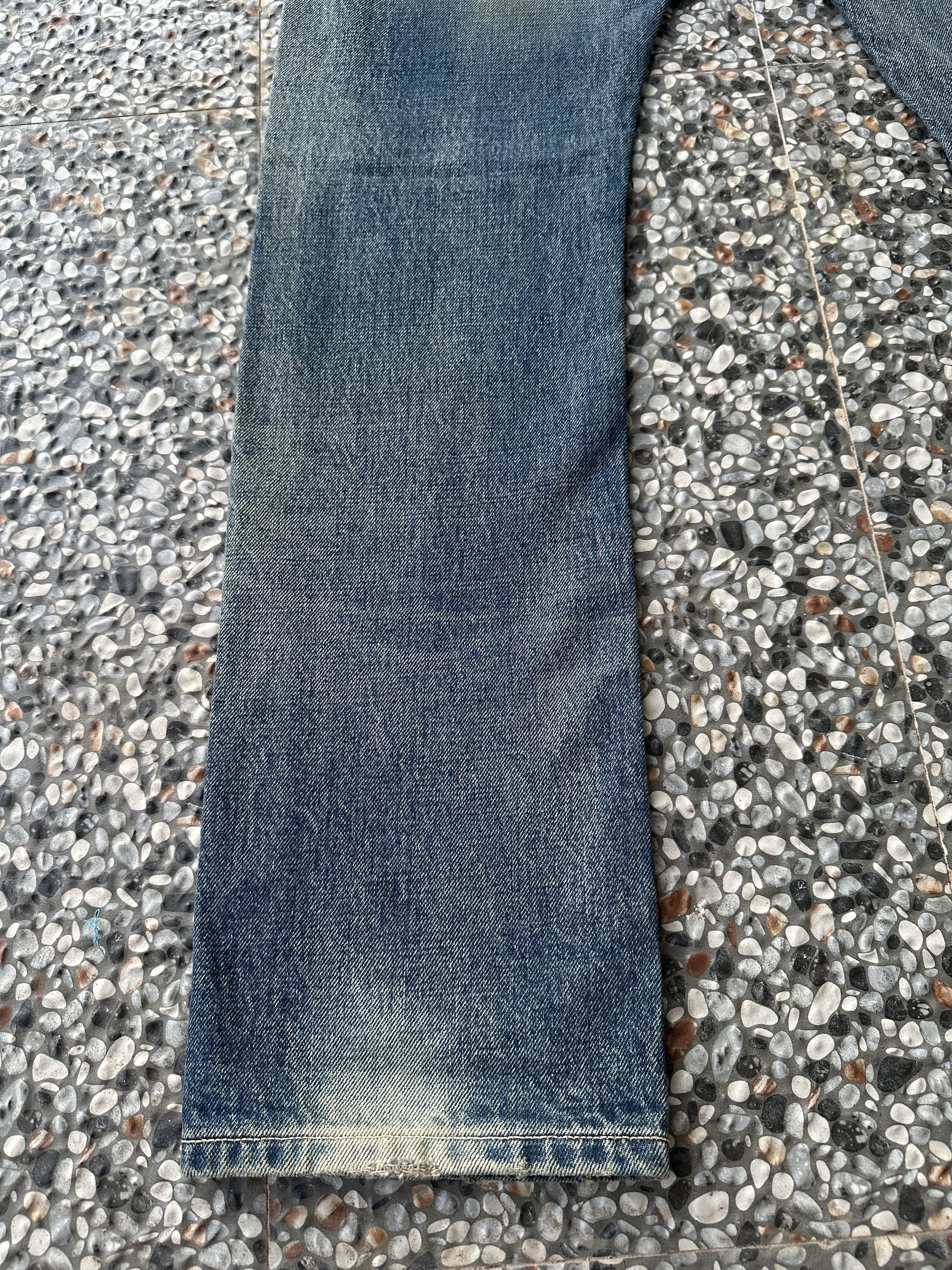 Exodus Vintage Japanese Brand Exodus Distressed Selvedge Denim Jean Size US 32 / EU 48 - 13 Thumbnail