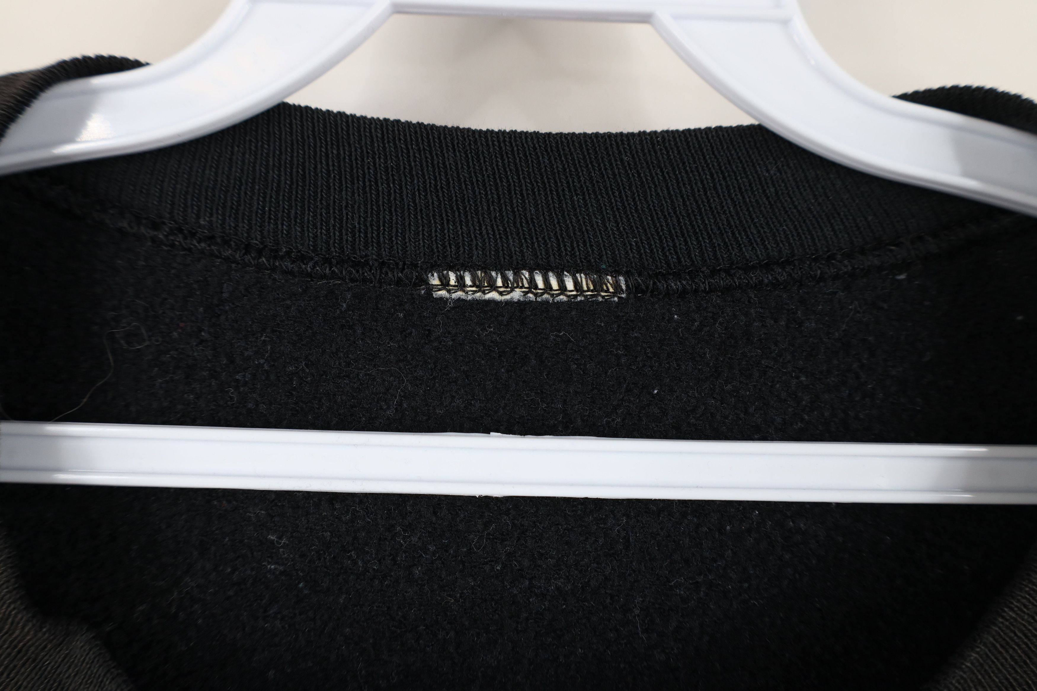 Vintage Vintage 90s Streetwear Blank Crewneck Sweatshirt Black Size US XXL / EU 58 / 5 - 4 Thumbnail