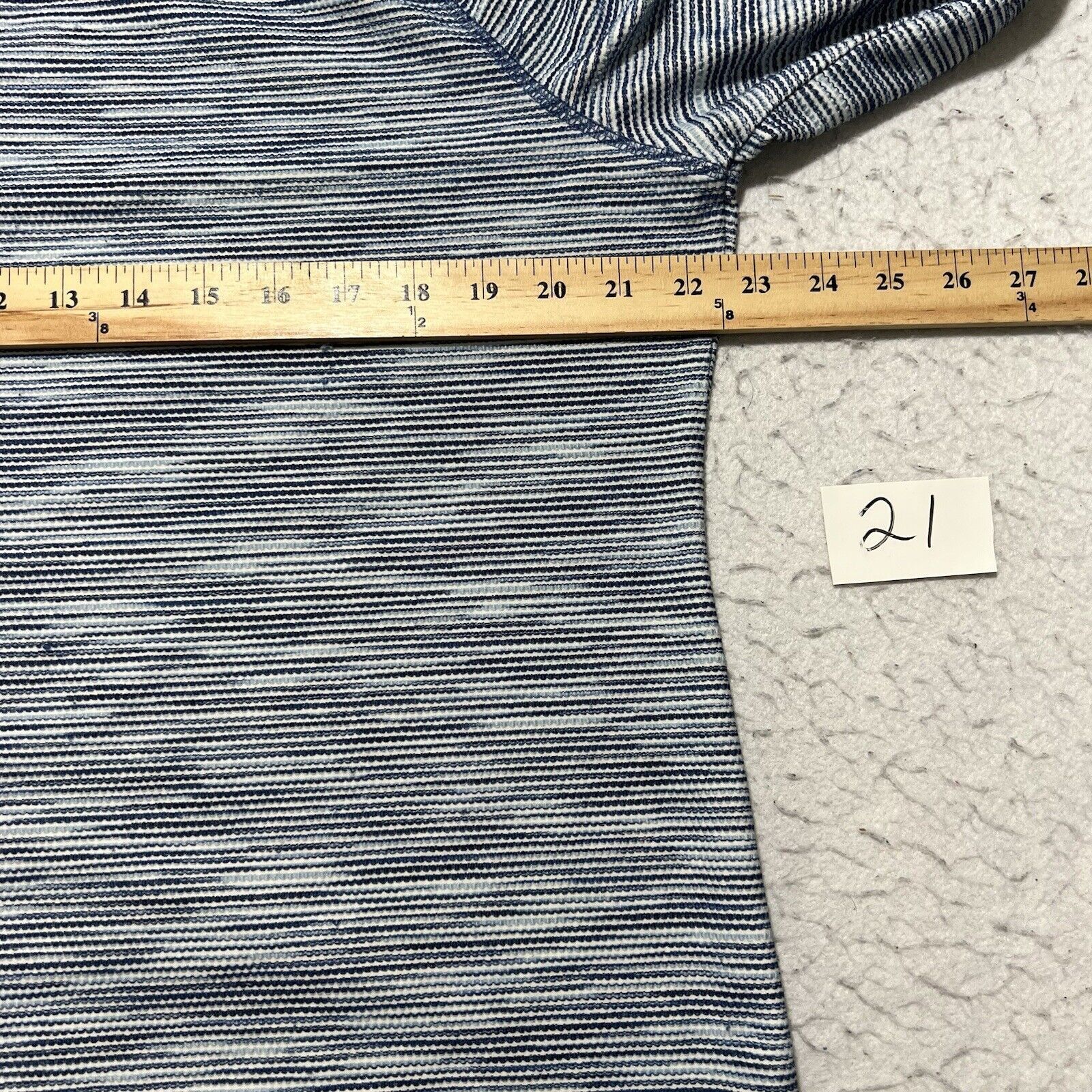 Other Talbots Tie Neck 3/4 Sleeve Pullover Blue Twist Sweater Top Size XL / US 12-14 / IT 48-50 - 8 Thumbnail