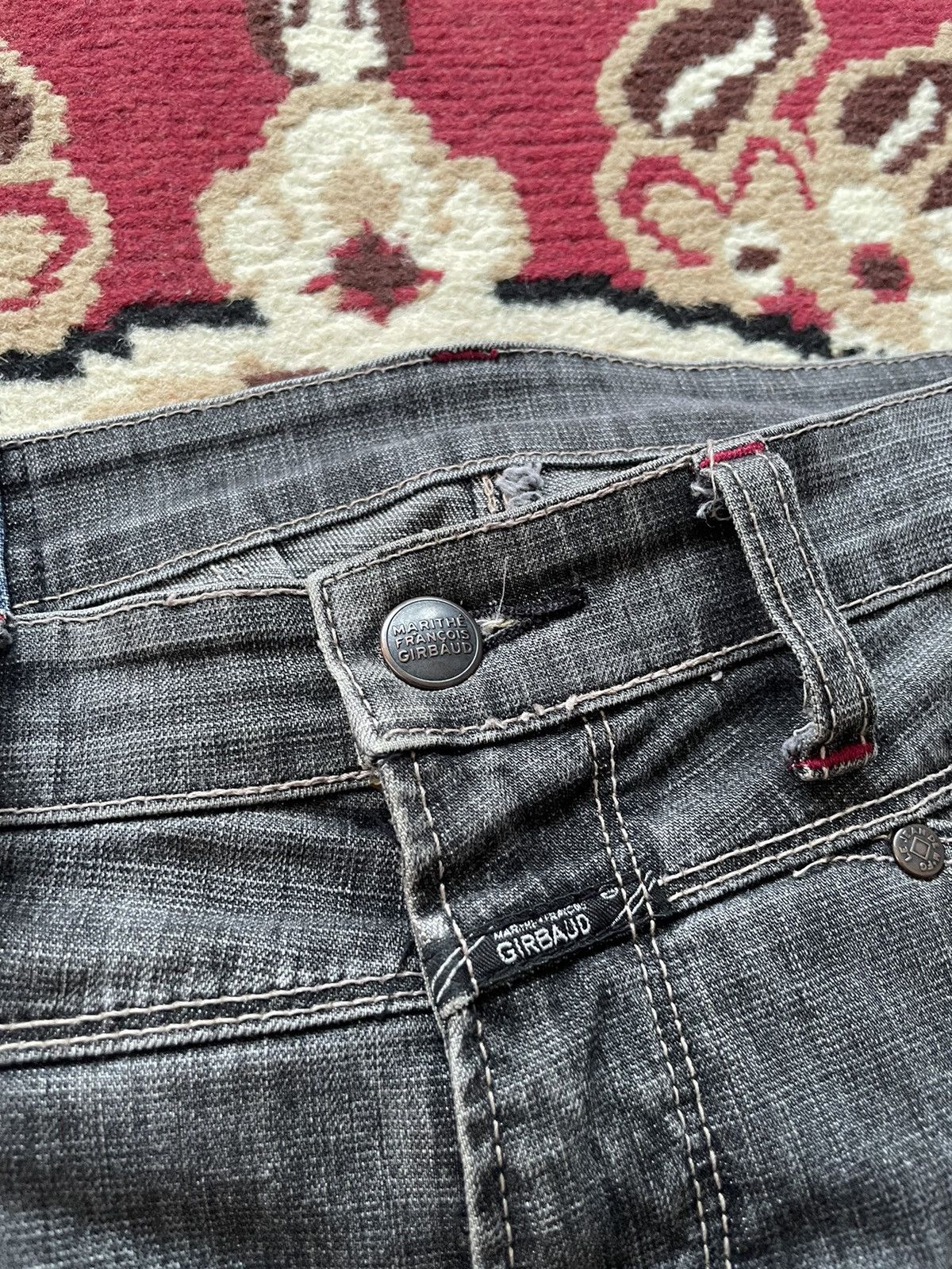 Marithe + Francois Girbaud Flare Marithe Francois Girbaud Denim Size US 31 - 4 Thumbnail