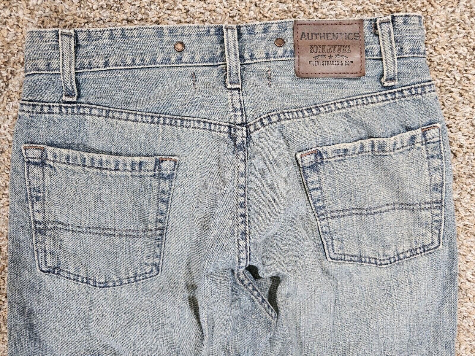 Designer levi strauss signature jeans copper riveted 30x32 Low Boot Size US 30 / EU 46 - 8 Thumbnail