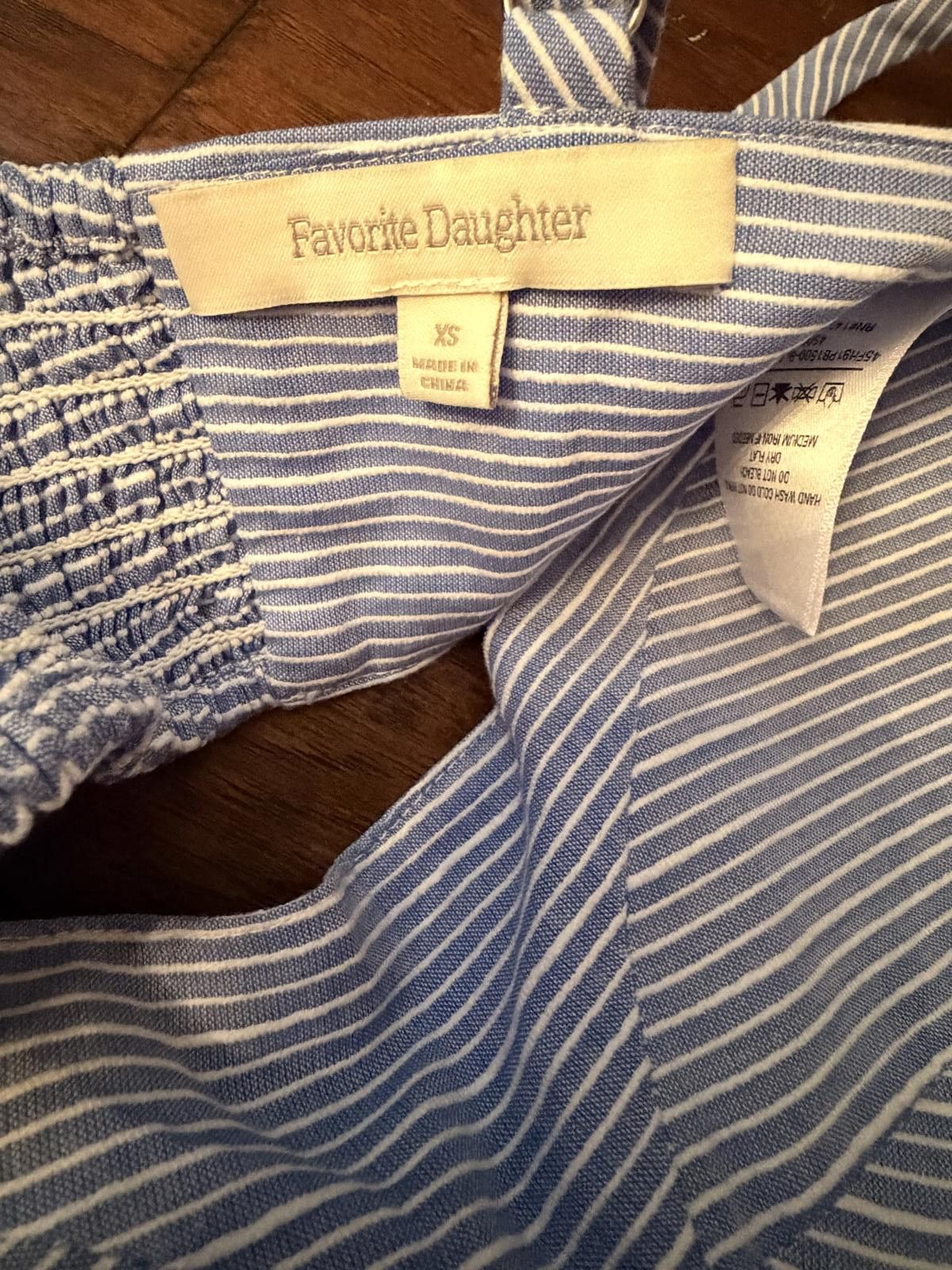 Other Favorite Daughter Ex-Boyfriend Bra Blue Stripe Size XS Size XS / US 0-2 / IT 36-38 - 3 Thumbnail