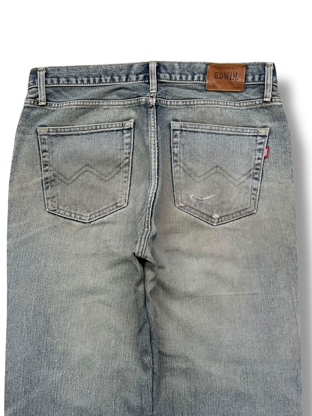 Edwin Vintage Edwin 403 Japan Denim Jeans | Relaxed Straight | W35 Size US 35 - 5 Thumbnail