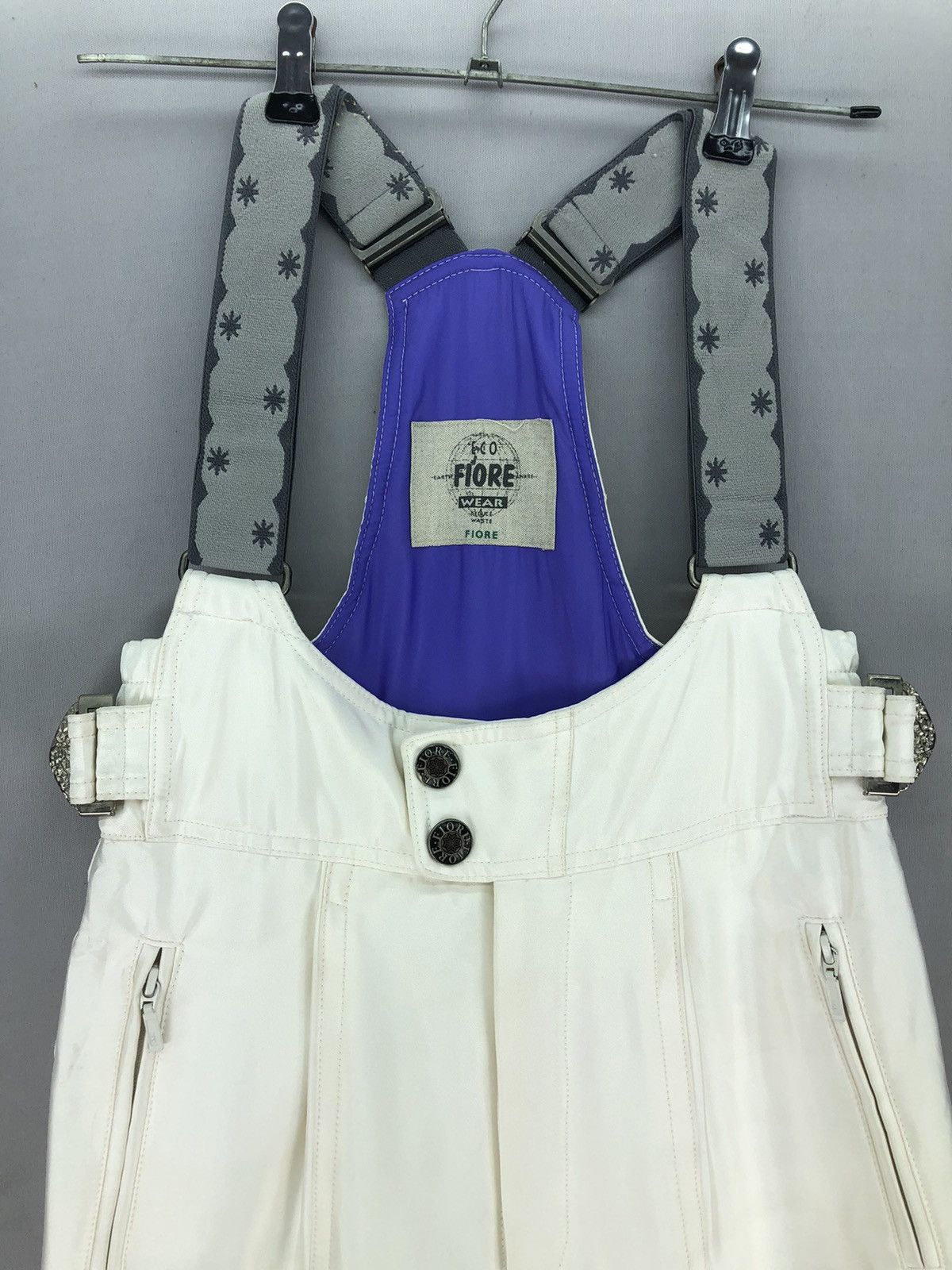 Japanese Brand Vintage 80's Ski Suit Overall Winter Windproof by Fiore Size US 30 / EU 46 - 3 Thumbnail