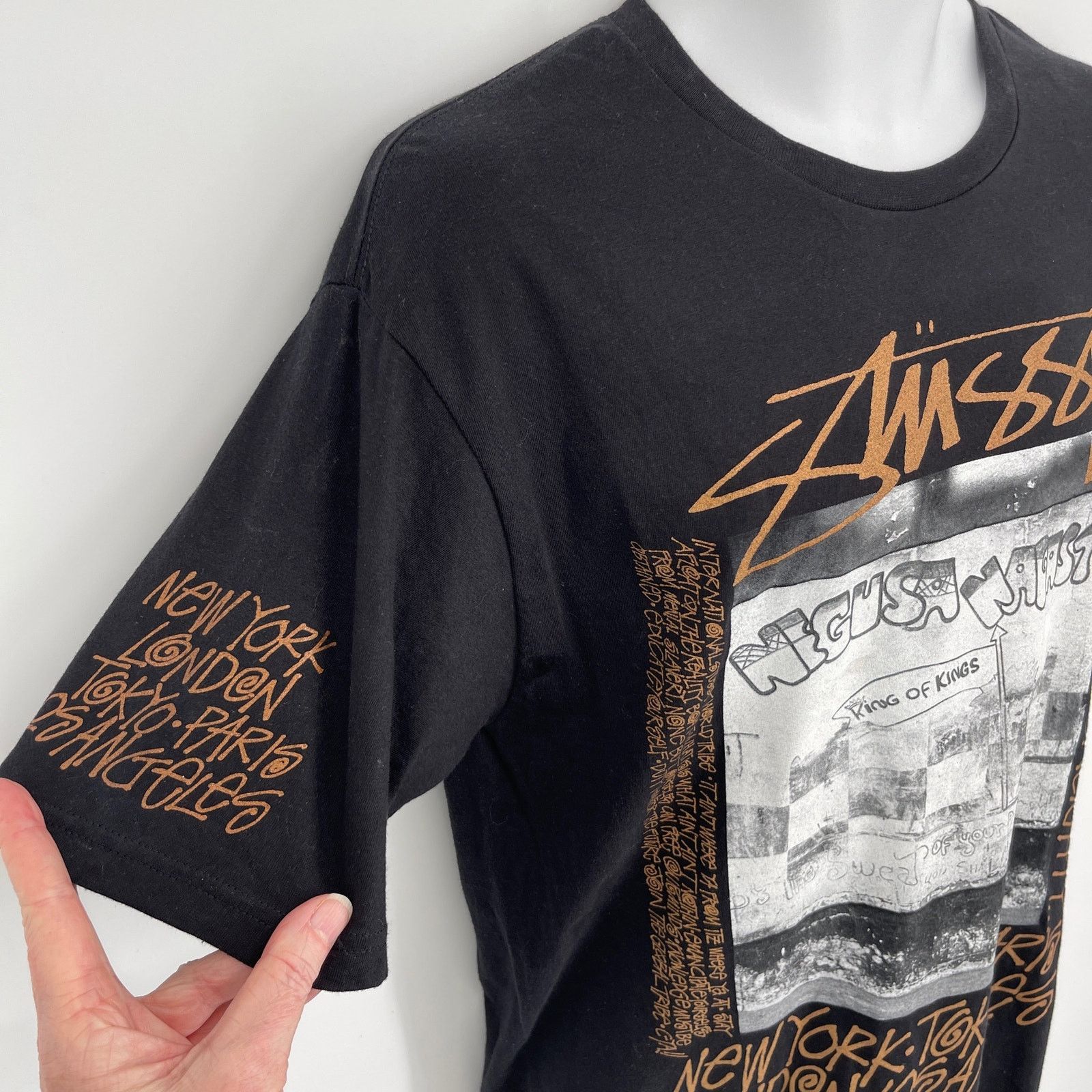 Stussy Stussy King of Kings T-Shirt Short Sleeve Black Size M Size US M / EU 48-50 / 2 - 2 Thumbnail