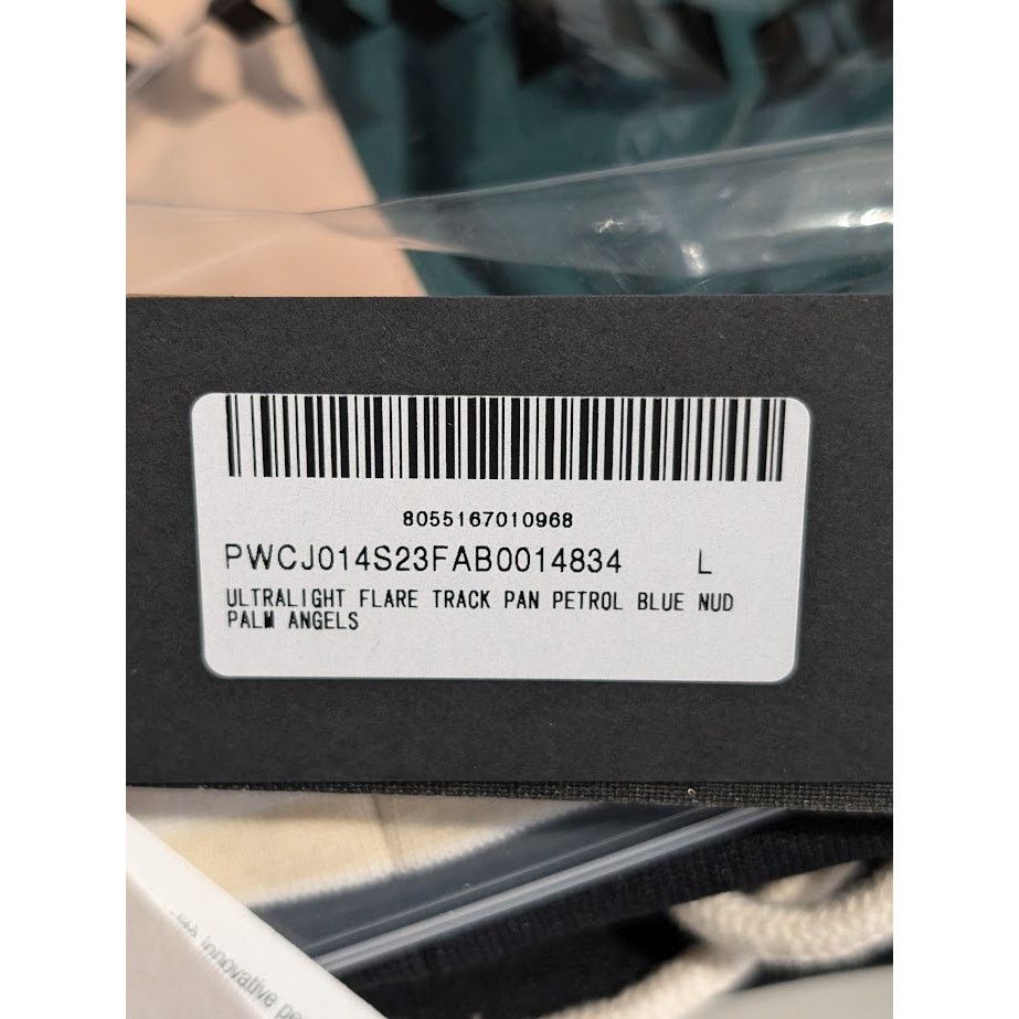 Palm Angels o1rshd1 Ultralight Flare Track Pant In Petrol Blue Size US 34 / EU 50 - 17 Thumbnail