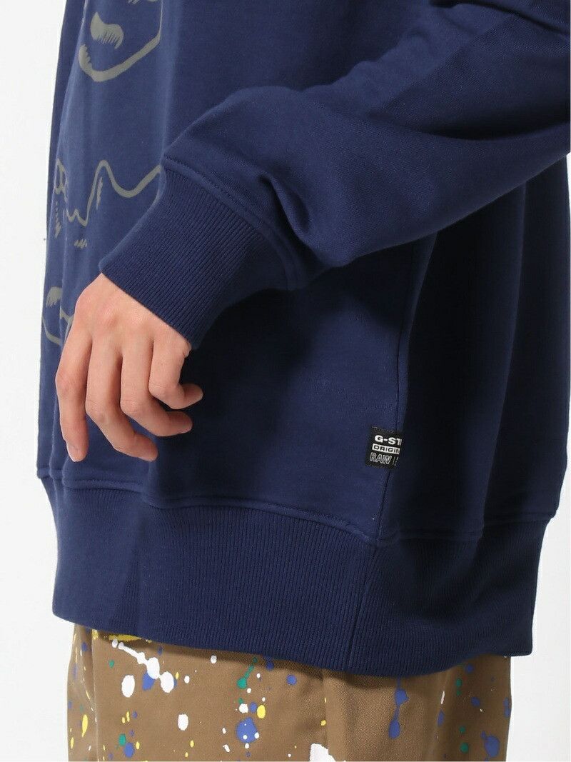 Designer × G-Star G-Star Raw Mens Skull Print Navy Sweatshirt Longsleeve Size US M / EU 48-50 / 2 - 13 Thumbnail