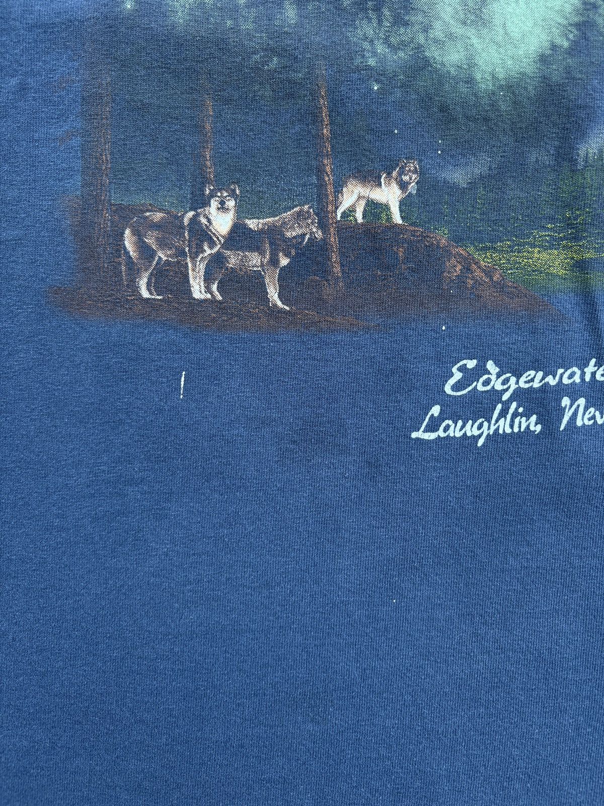 Gildan × Vintage Vintage 90s Gildan “Edgewater Laughlin, Nevada” Wolf T-Shirt Size US L / EU 52-54 / 3 - 5 Thumbnail