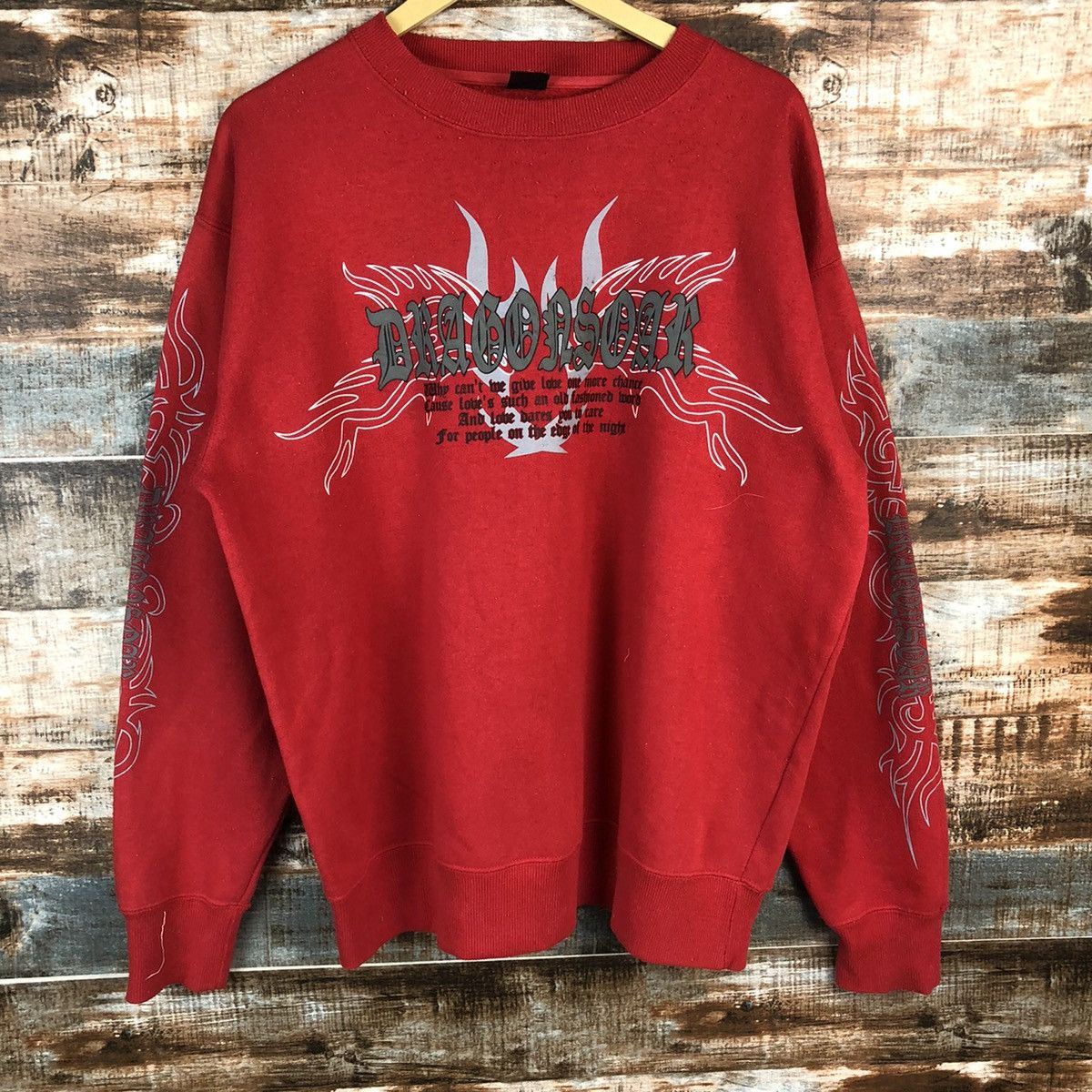 Japanese Brand × Vintage Vintage Beaumere Red Sweatshirts #971 Size US XL / EU 56 / 4 - 3 Thumbnail