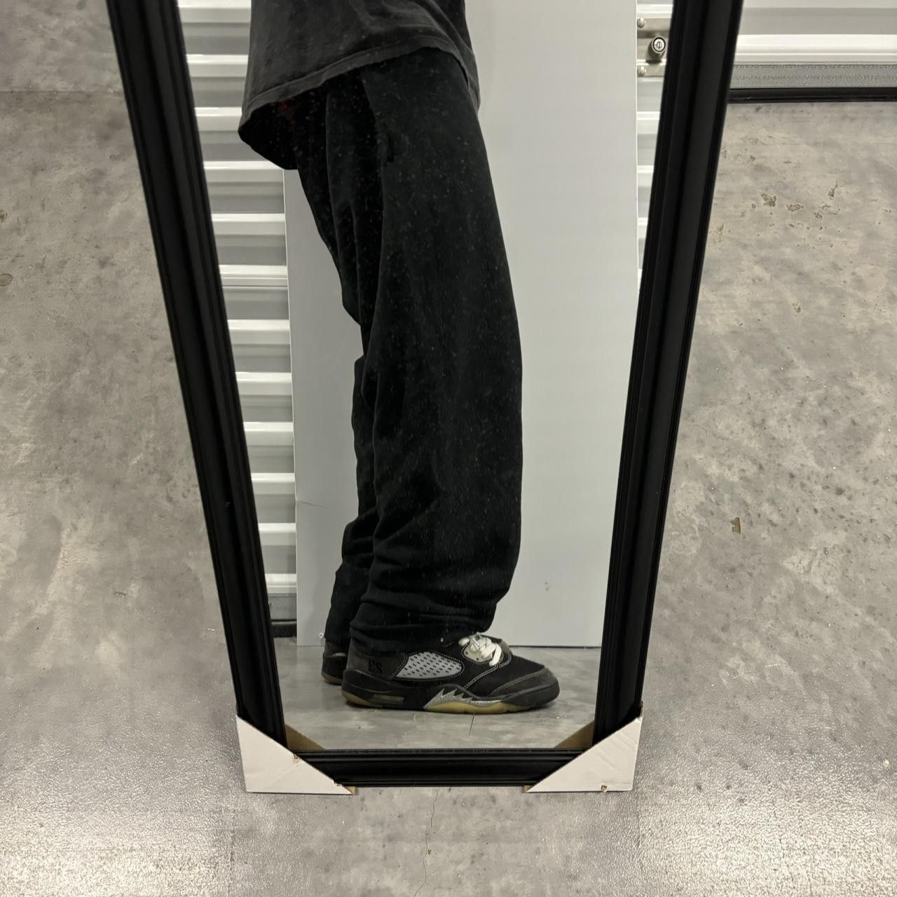 Japanese Brand × Vintage Crazy Vintage Y2K/2000s Black Essential Sweatpants! Size US 32 / EU 48 - 2 Thumbnail