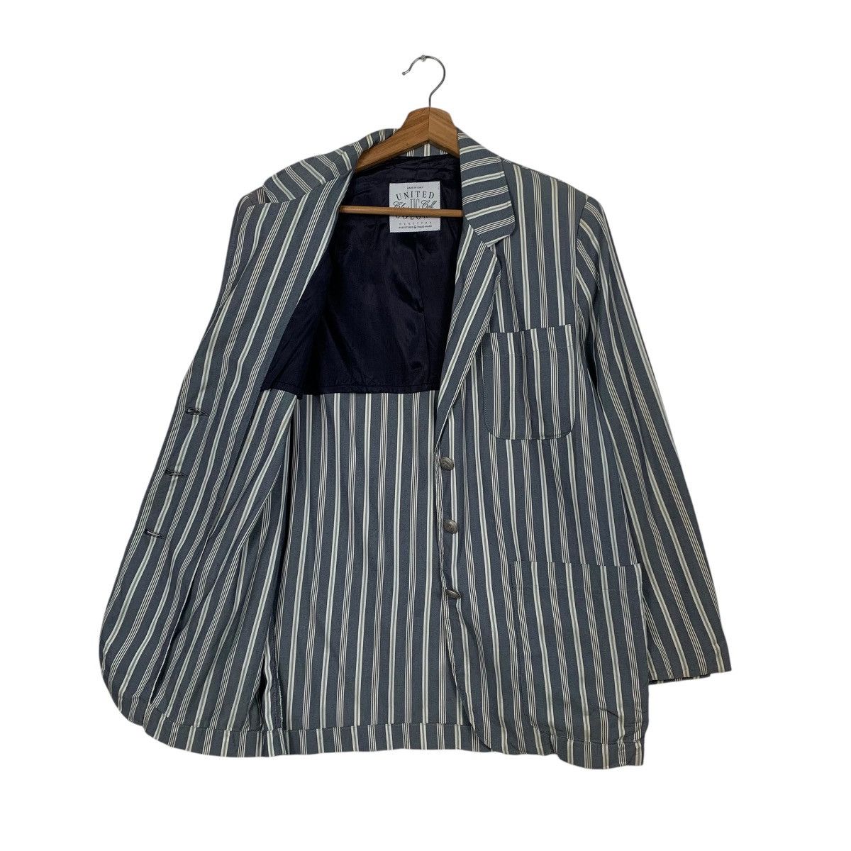United Colors Of Benetton United Color Of Benetton Stripe Casual Jacket Size M / US 6-8 / IT 42-44 - 9 Thumbnail
