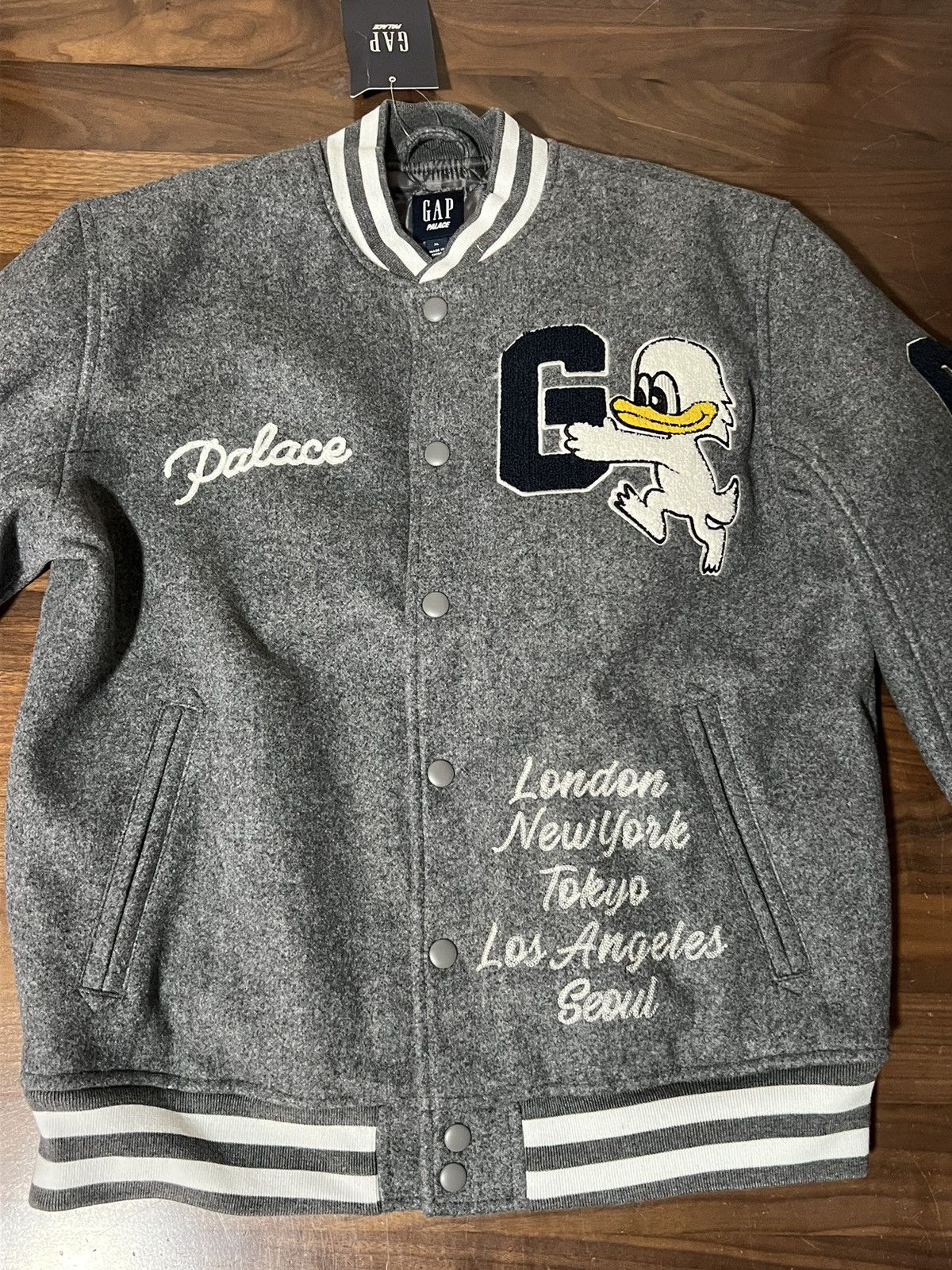 Gap × Palace Palace x Gap Kids Varsity Jacket Youth Size XL