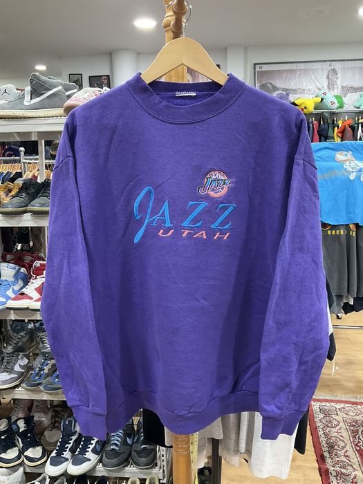 Vintage utah jazz outlet sweatshirt