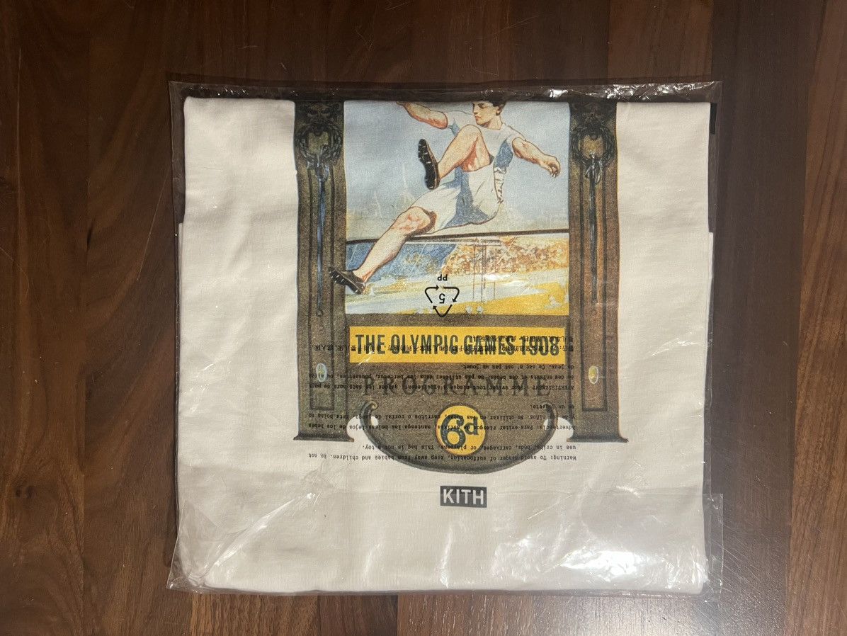 Kith Kith for Olympics Heritage London 1908 Vintage Tee White XXL Size US XXL / EU 58 / 5 - 8 Thumbnail