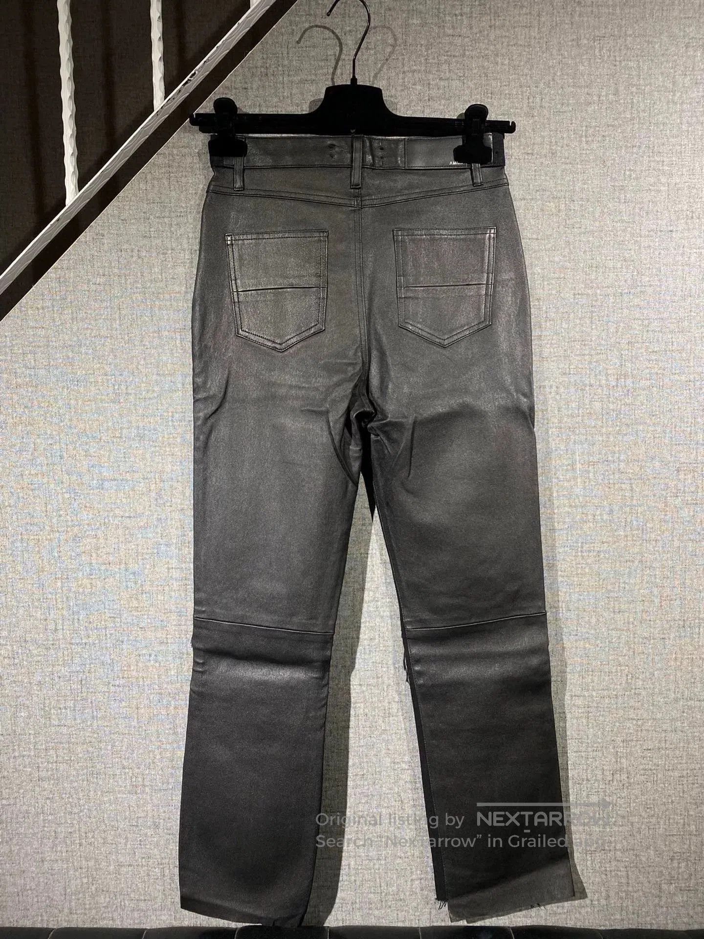 Amiri amiri women's leather pants with tags. Size 26" / US 2 / IT 38 - 2 Thumbnail
