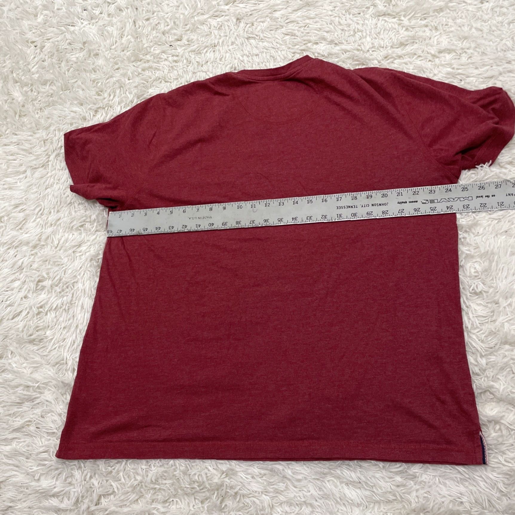 Vintage VINTAGE American Threads Henley Shirt Men 2XL Short Sleeve Red Pink 90s Grunge Streetwear T-Shirt Mens Size US XXL / EU 58 / 5 - 7 Thumbnail