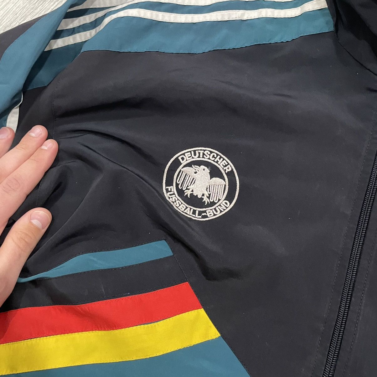 Adidas × Vintage Vintage 90s Adidas Germany Jacket bomber jersey track pro Size US M / EU 48-50 / 2 - 5 Thumbnail