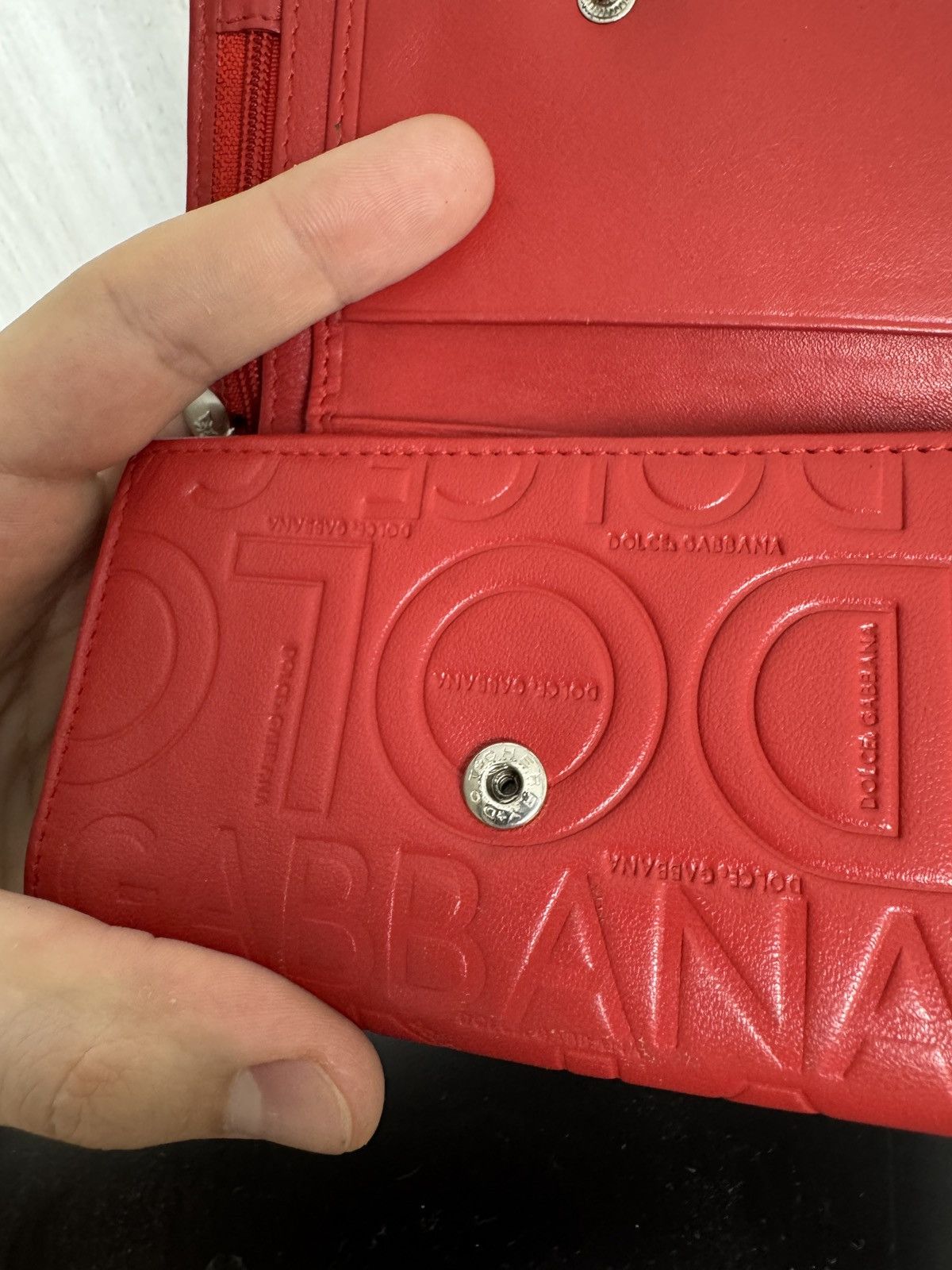Dolce & Gabbana Dolce & Gabbana Red monogram small wallet Size ONE SIZE - 11 Thumbnail