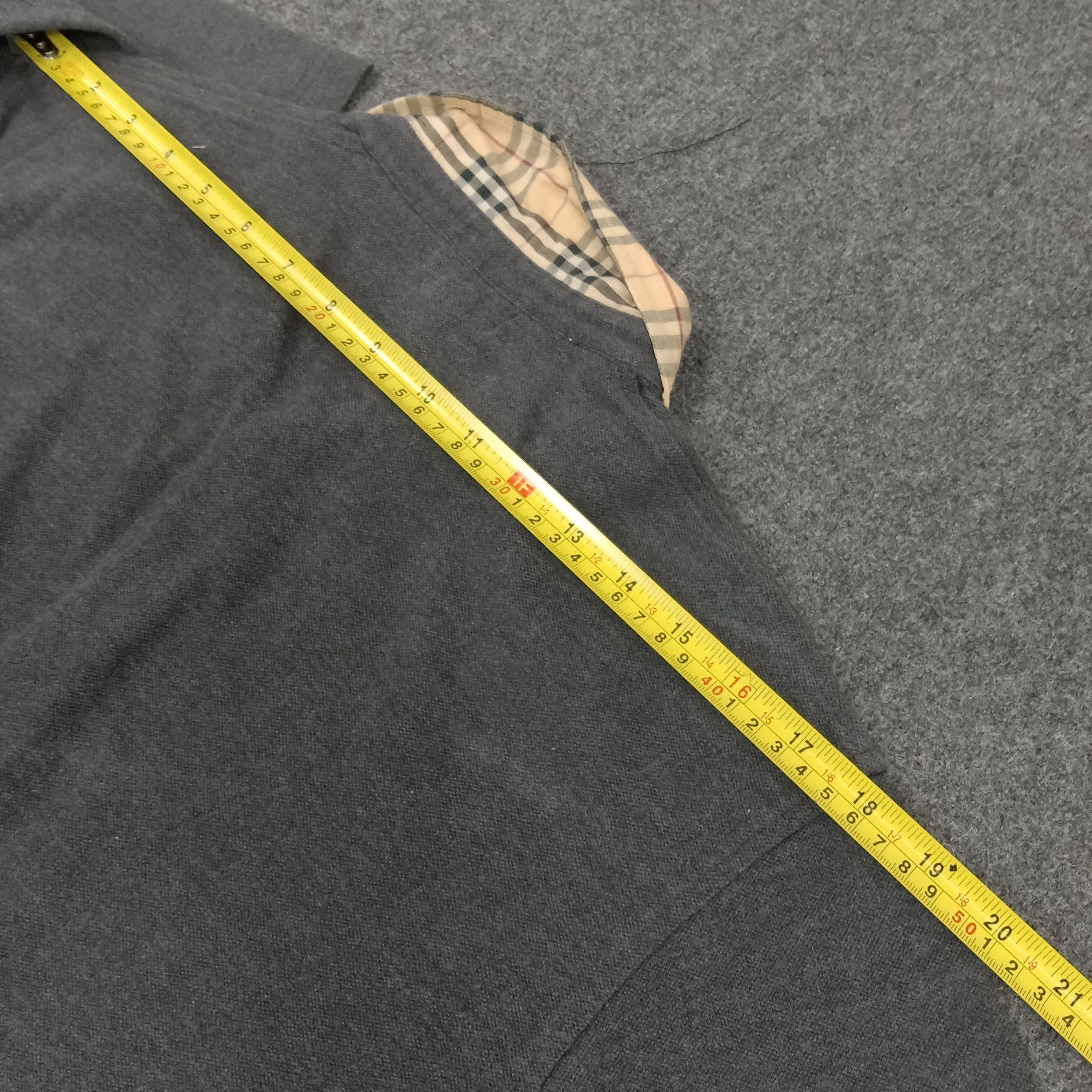 Burberry × Vintage Burberry London Nova Check Designer Polo Shirt Size US L / EU 52-54 / 3 - 6 Thumbnail