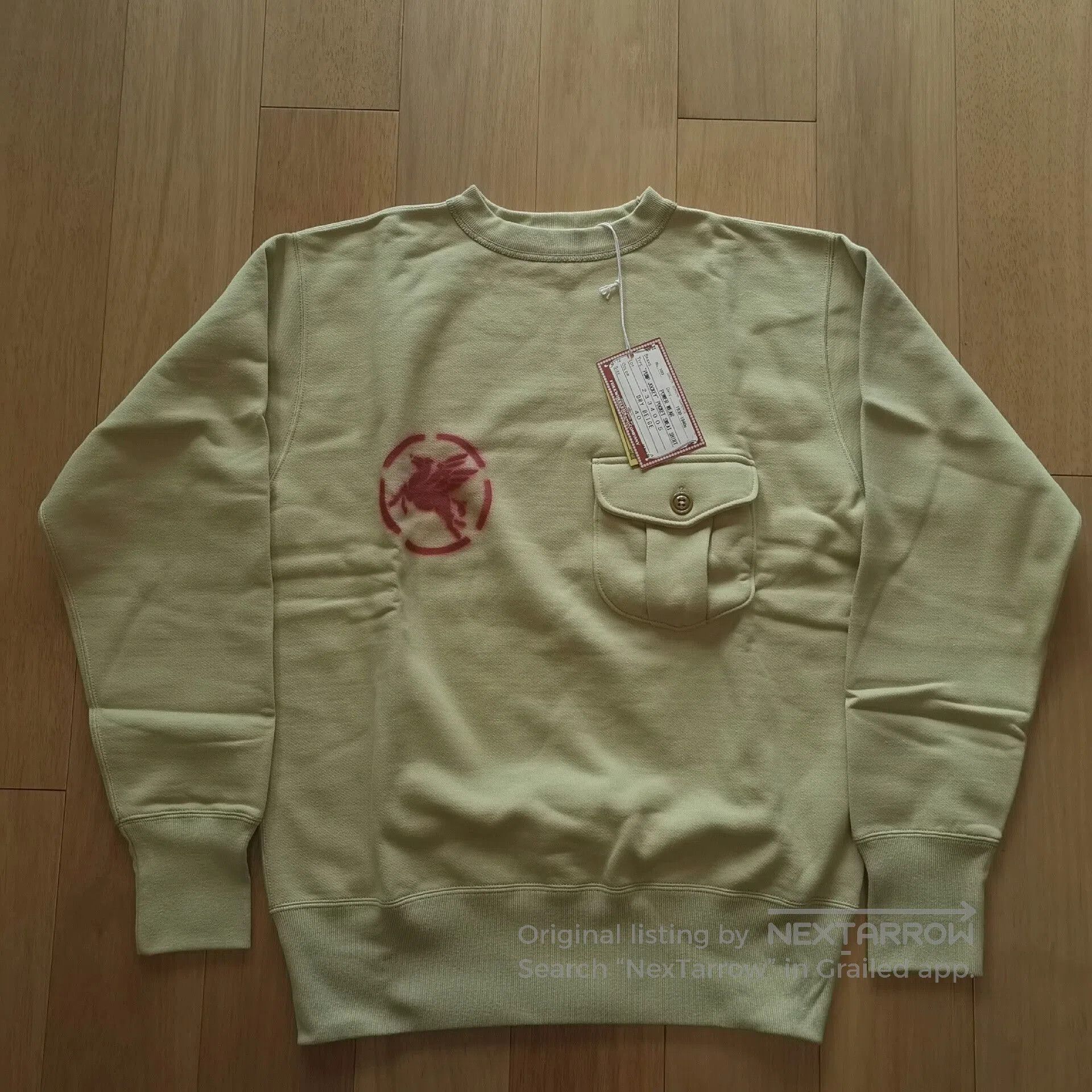 Freewheelers Vintage Style Gas Oil Sweatshirt. Size US L / EU 52-54 / 3 - 1 Thumbnail