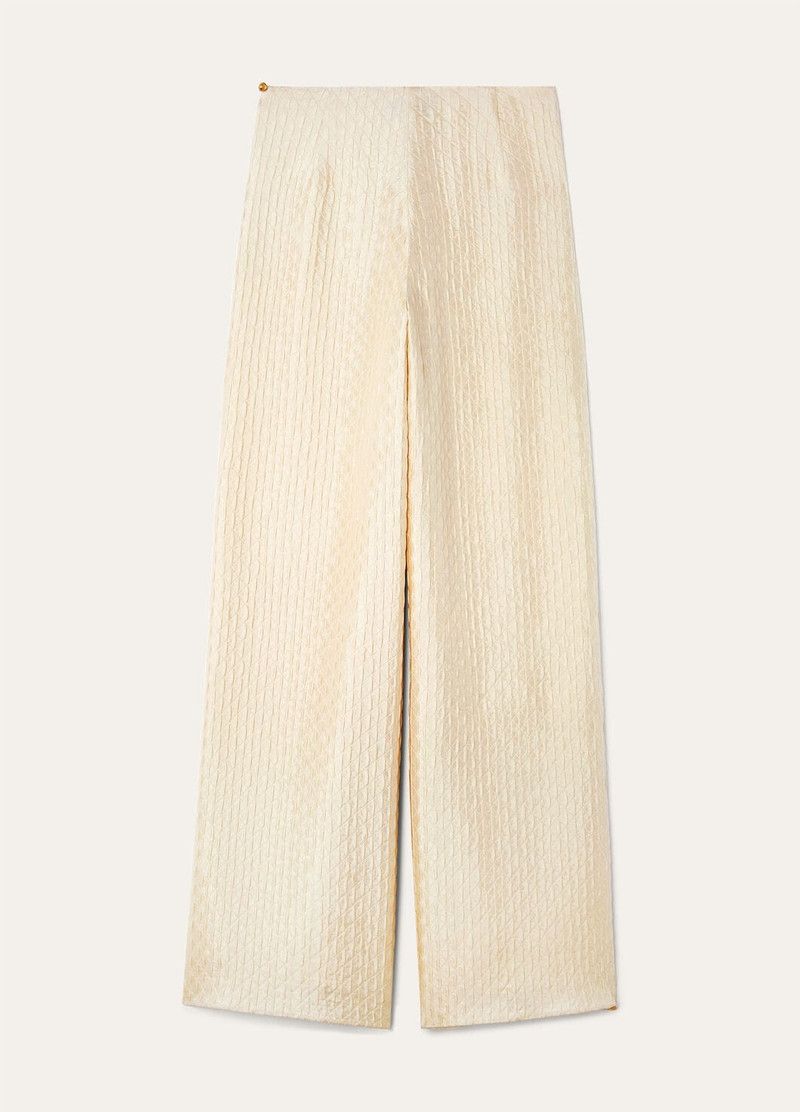 Loro Piana o1srvl11e0526 FAP1826 Dresden Pant in Yellow Size 27" / US 4 / IT 40 - 6 Thumbnail