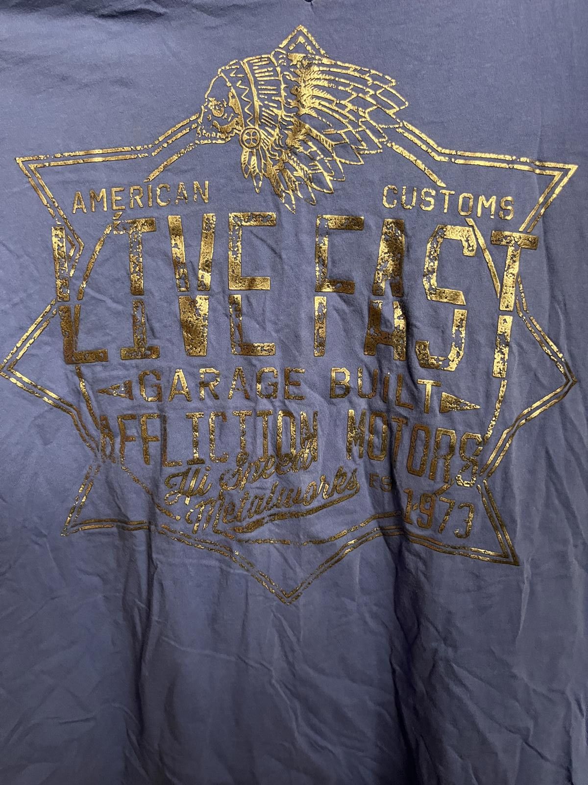 Affliction Affliction x American Customs T-shirt Metalworks Motors - XL Size US XL / EU 56 / 4 - 4 Thumbnail