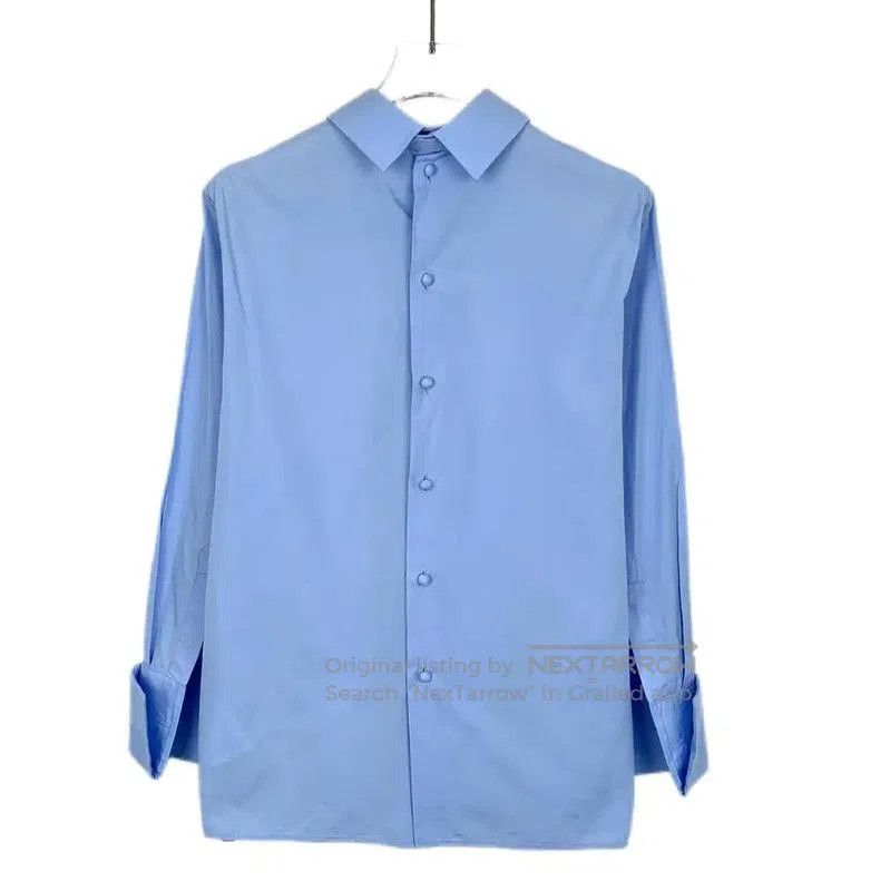 Valentino Valentino Women's Blue Cotton Shirt . Size S / US 4 / IT 40 - 2 Thumbnail