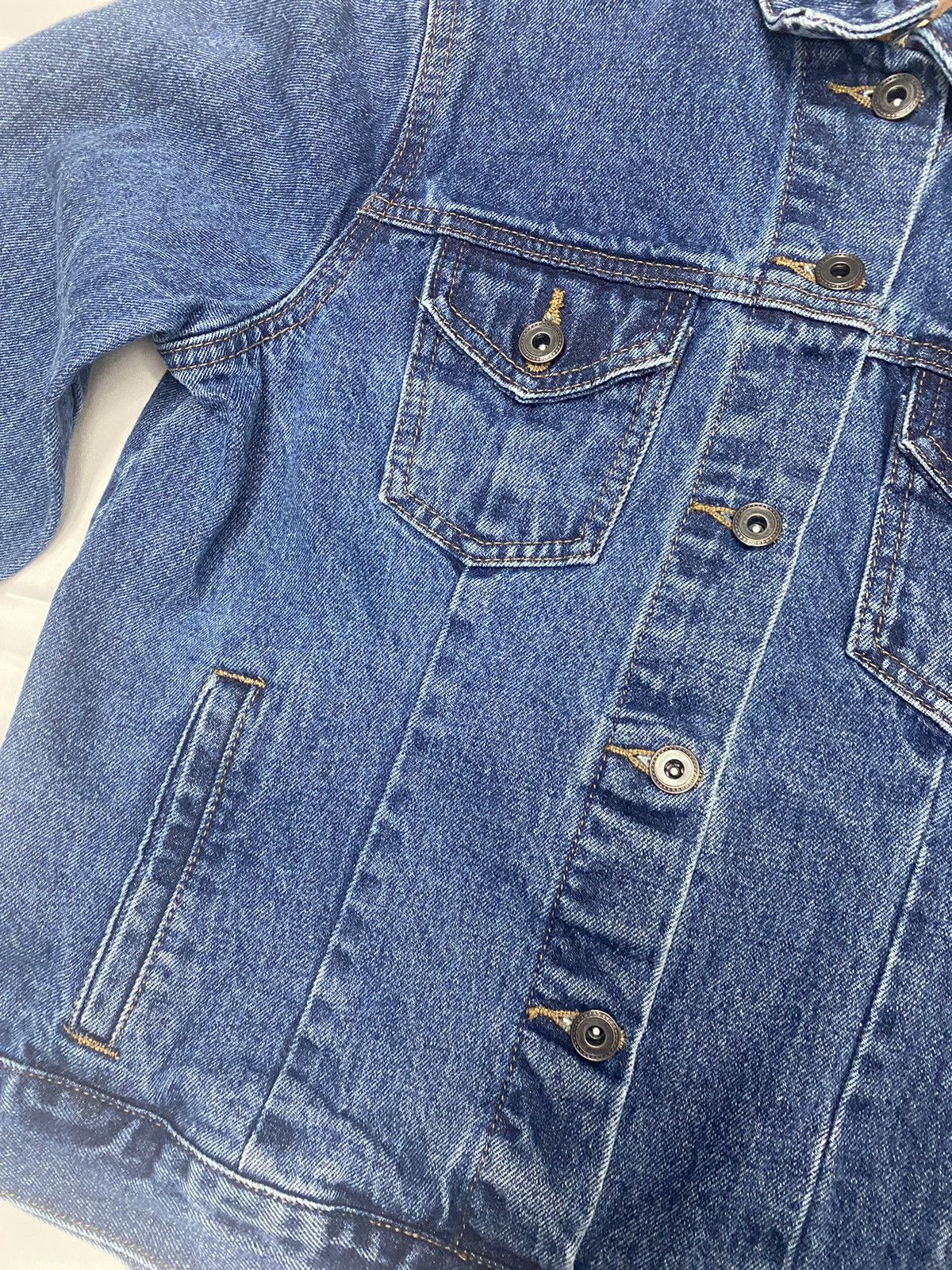Port Authority × Vintage Vintage Y2K 00’s Crazy Streetwear Denim Jacket S Size US S / EU 44-46 / 1 - 5 Thumbnail