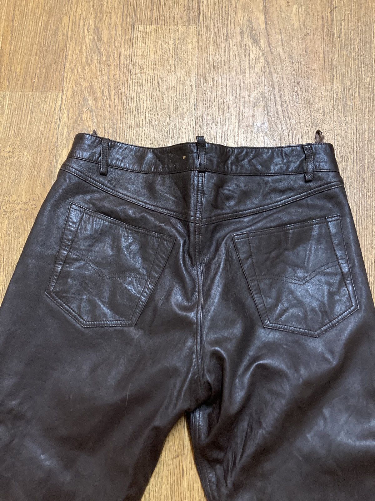 Other Country Field Trucker Leather brown leather pants Size US 30 / EU 46 - 2 Thumbnail